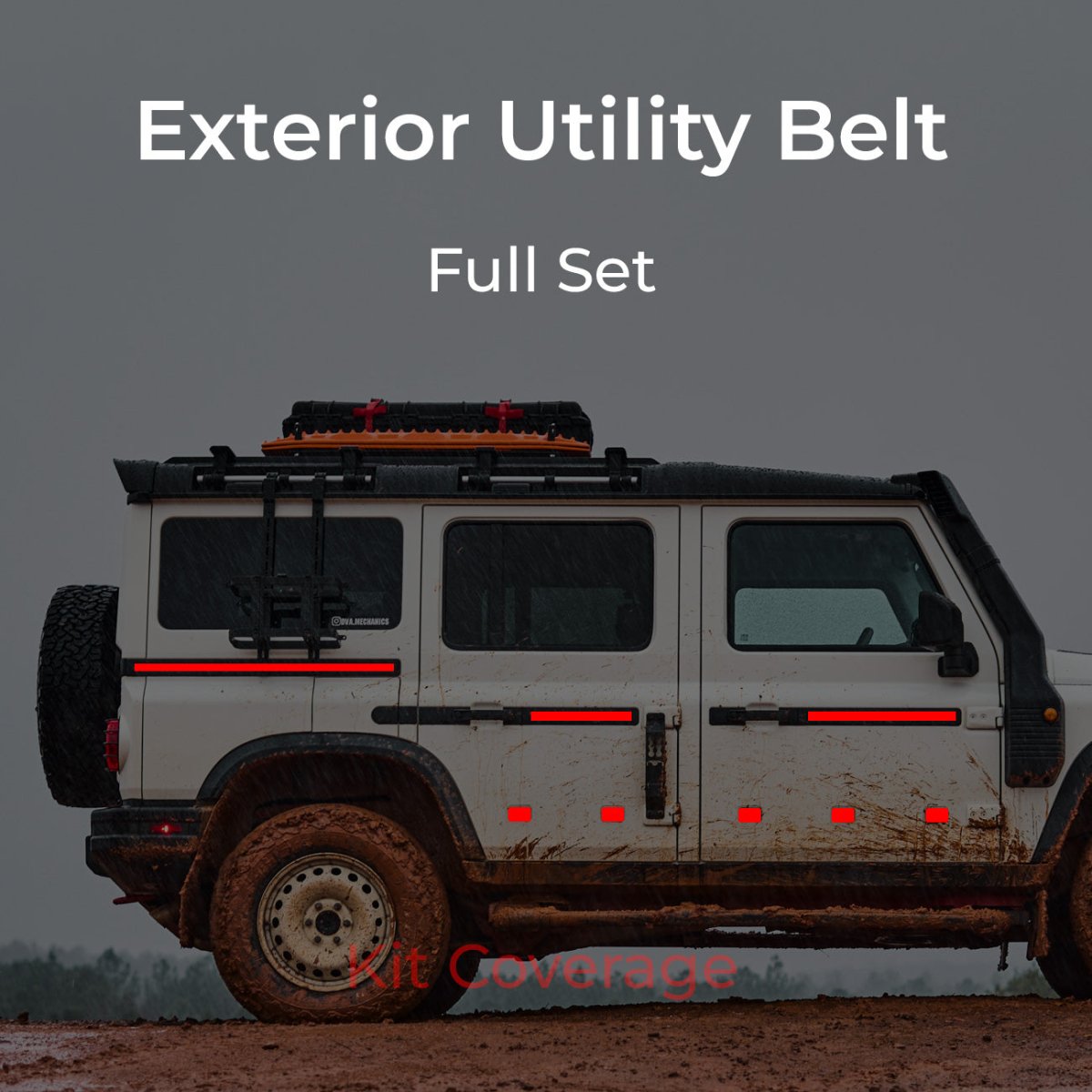 Exterior Utility Belt - Full Set - for INEOS Grenadier