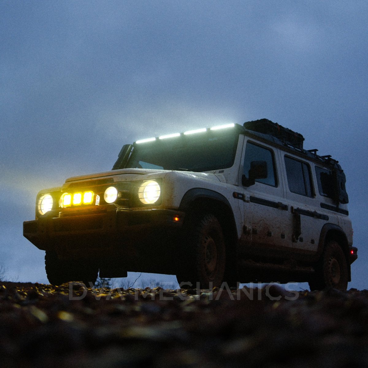 INEOS Grenadier Front Bumper Light Kit (Mount + 3-Light LED Bar)