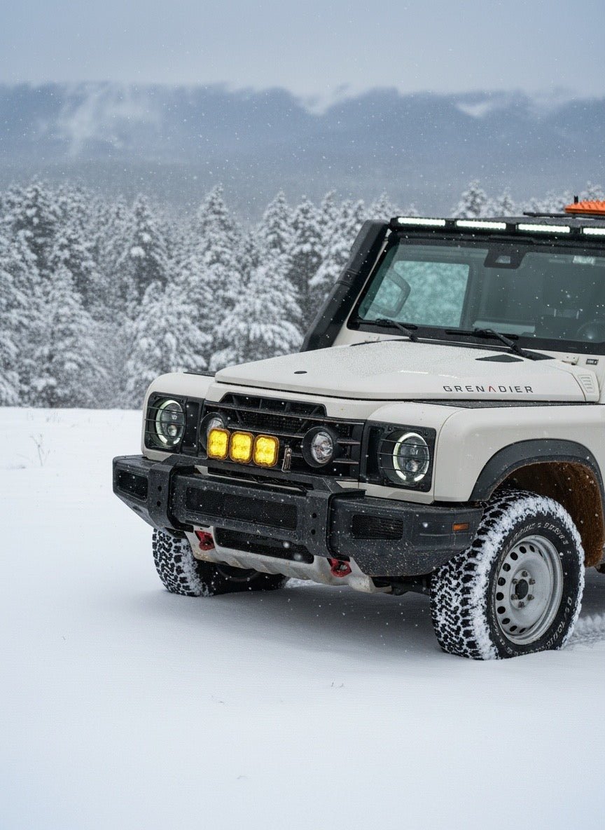 INEOS Grenadier Front Bumper Light Kit (Mount + 3-Light LED Bar)