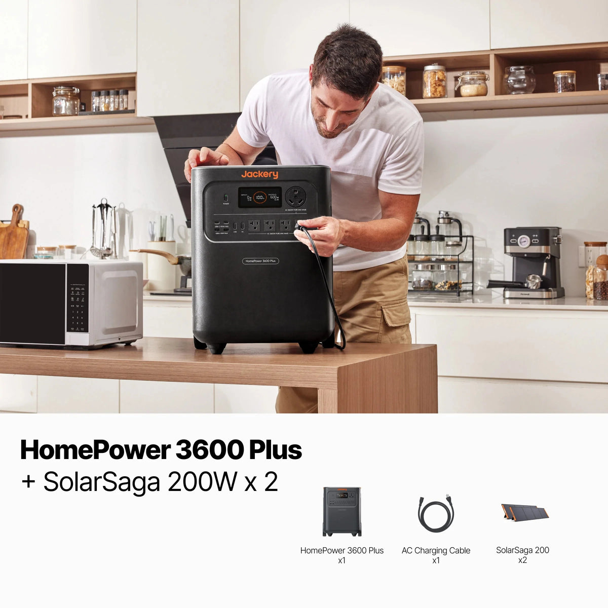 Jackery Solar Generator HomePower 3600 Plus