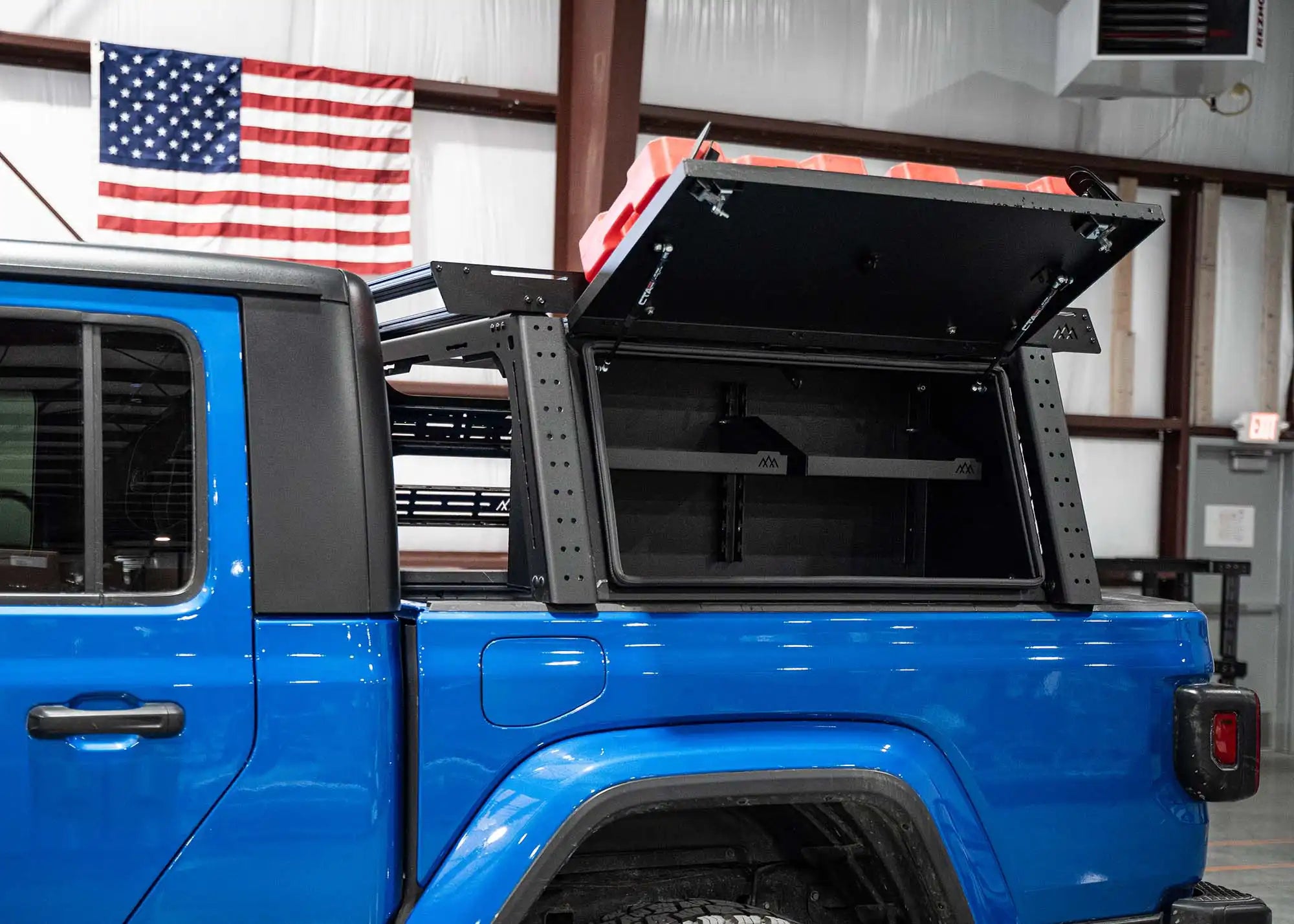 Overland Bed Rack Storage Box - Jeep Gladiator