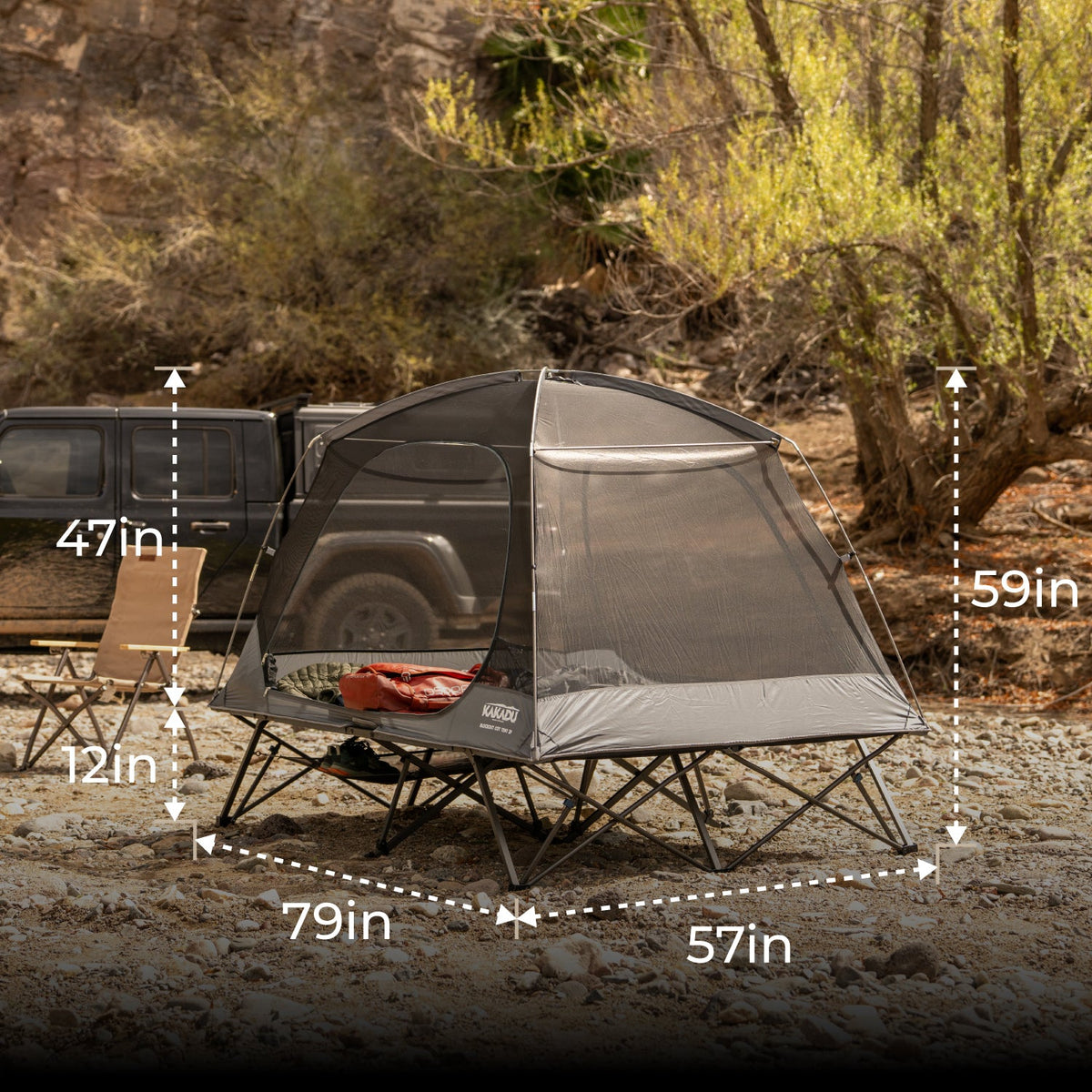 BlockOut® Cot Tent 2P