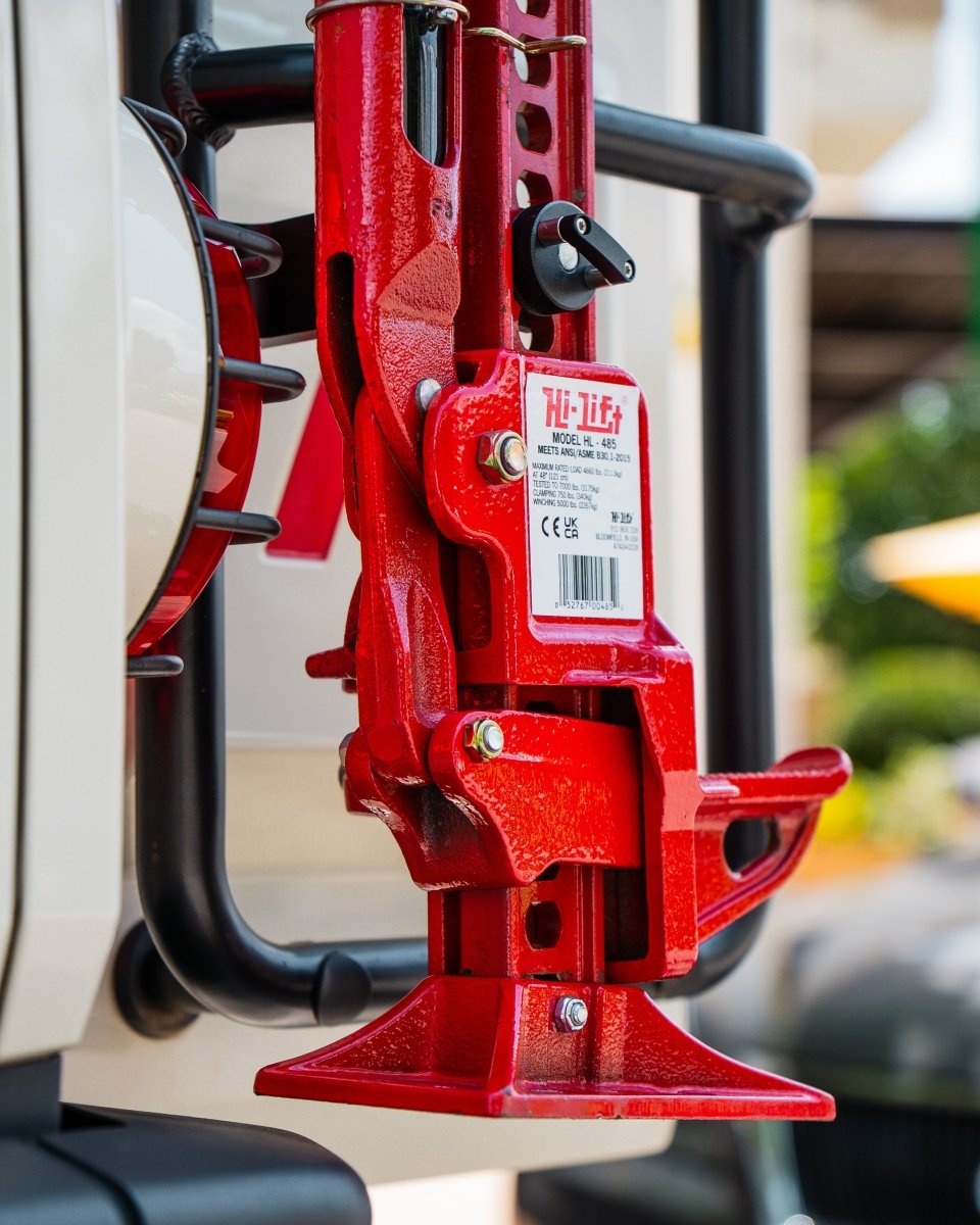 Ladder-Mounted Hi‑Lift Jack Carrier for INEOS Grenadier