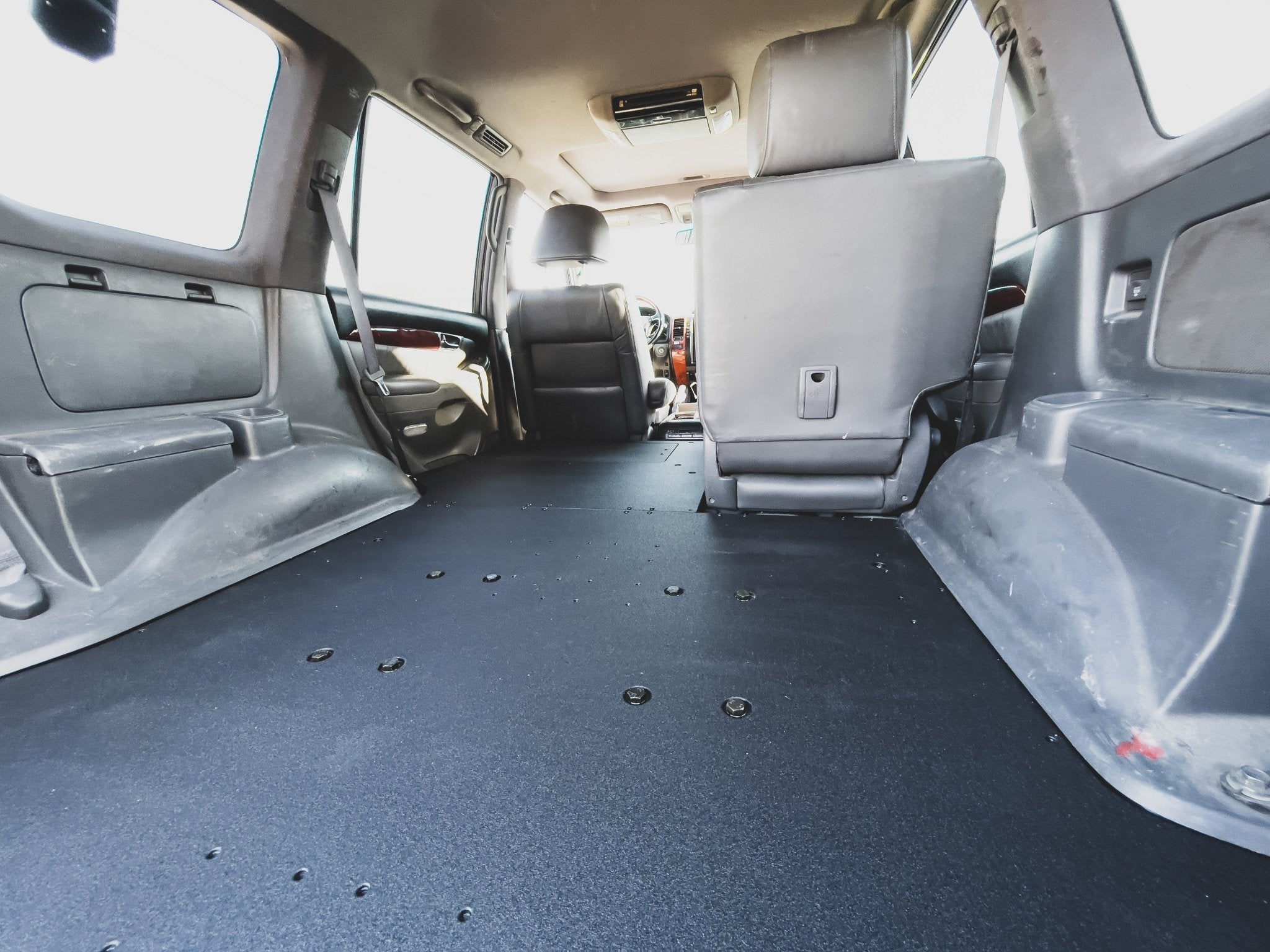 Lexus GX470 2002-2009 - Second Row Seat Delete Plate System Seat Delete Plate System Goose Gear- Overland Kitted