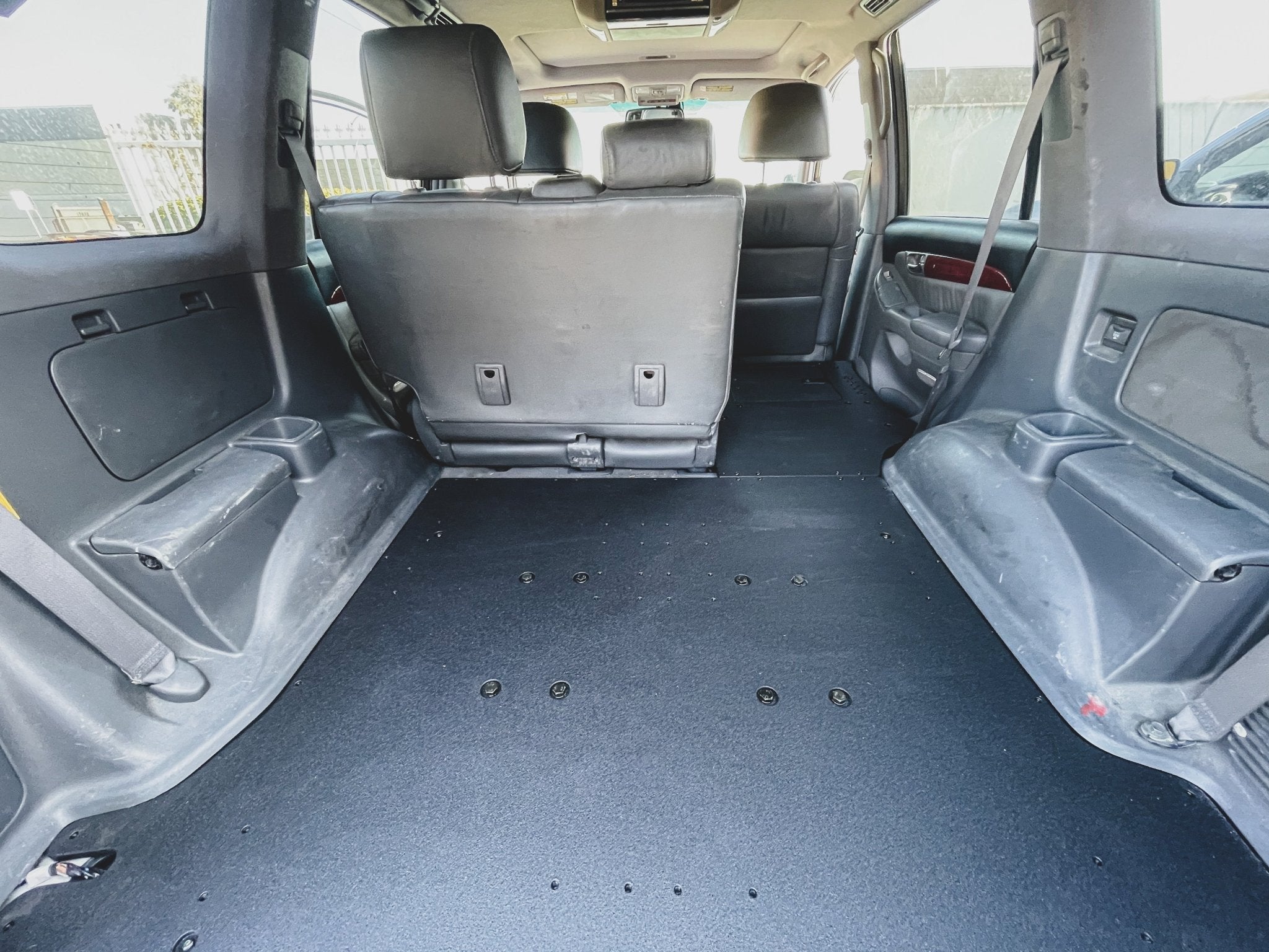 Lexus GX470 2002-2009 - Second Row Seat Delete Plate System Seat Delete Plate System Goose Gear- Overland Kitted