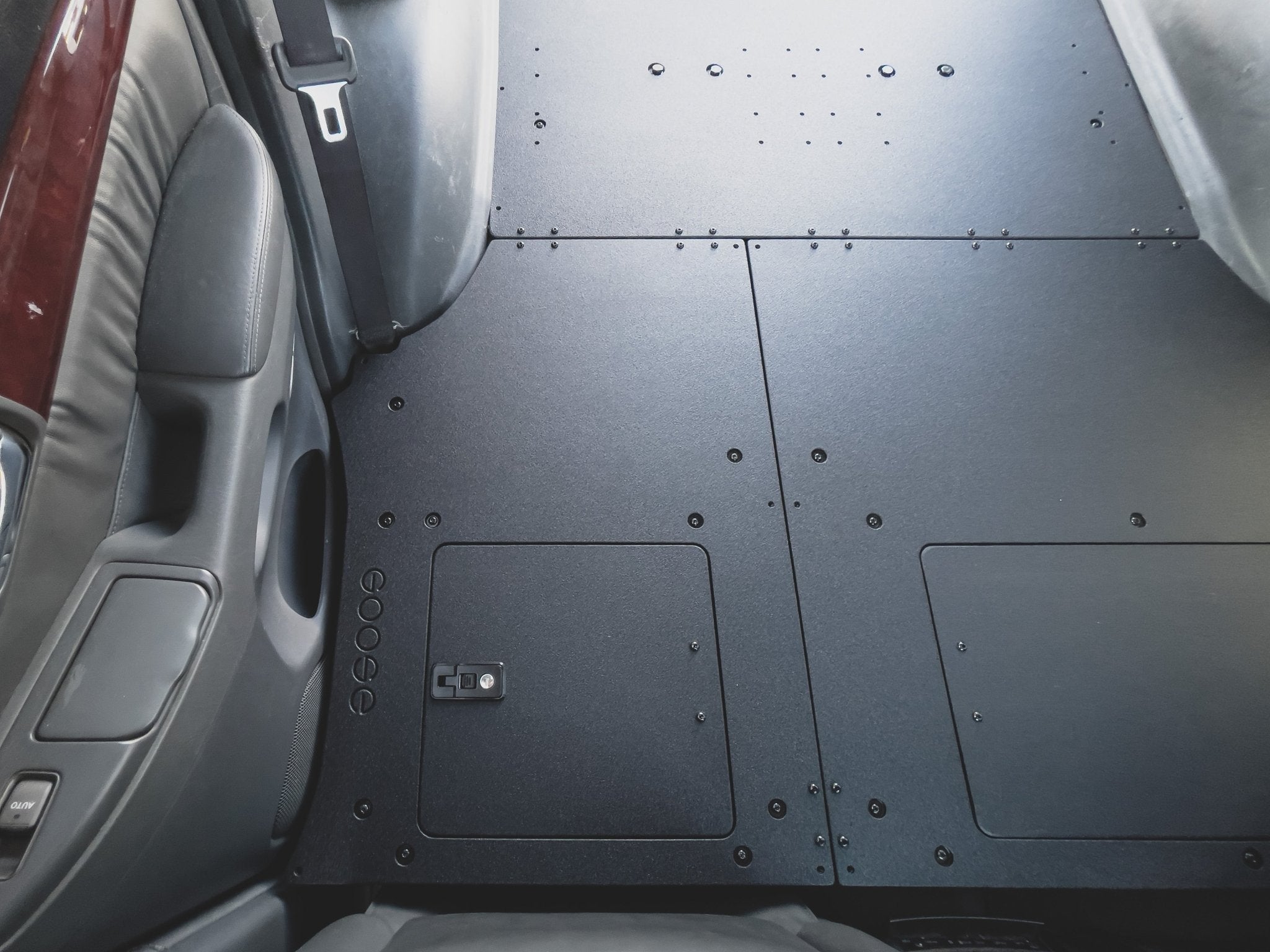 Lexus GX470 2002-2009 - Second Row Seat Delete Plate System Seat Delete Plate System Goose Gear- Overland Kitted