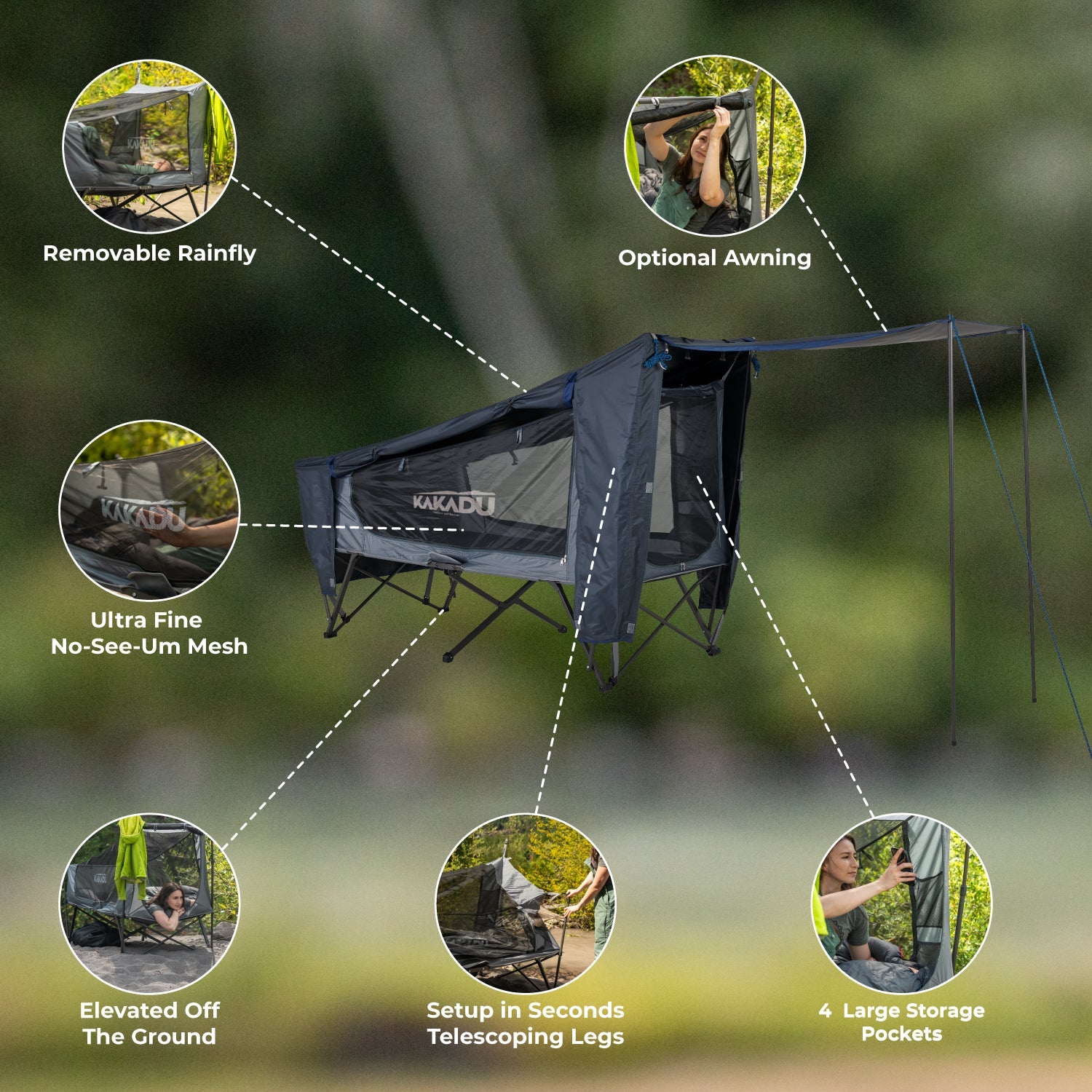 BlockOut® Cot Tent 1P