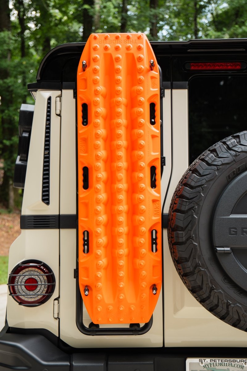 Ladder-Mounted Recovery Board Carrier – MaxTrax MKII & Lite - for INEOS Grenadier