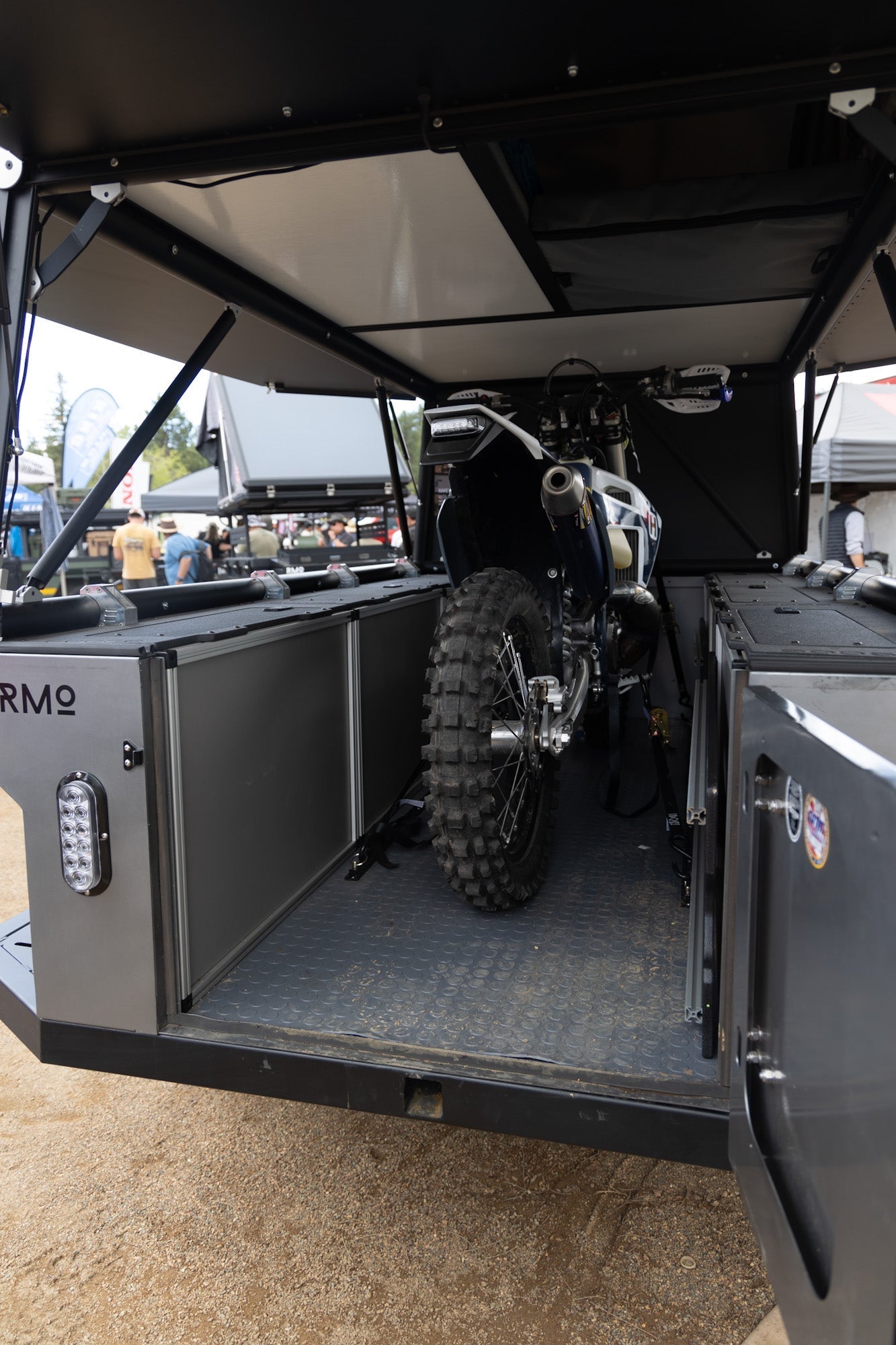 Rustic Mountain Overland Anzac GFC Moto Hauler - Driver Side Utility Module Package Camper Goose Gear- Overland Kitted