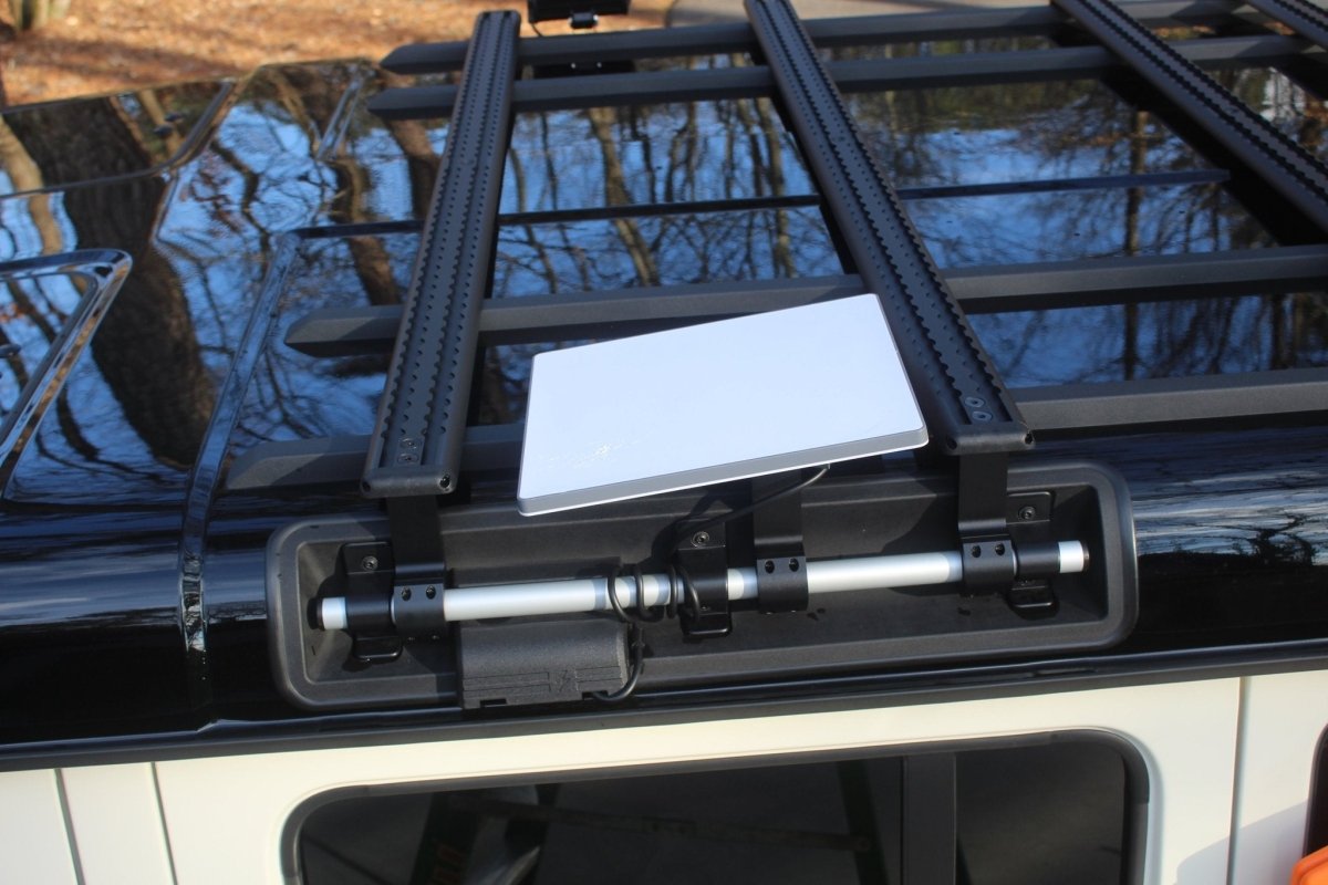 Starlink Mini Roof Mount v2 – Rail & Kickstand for INEOS Grenadier