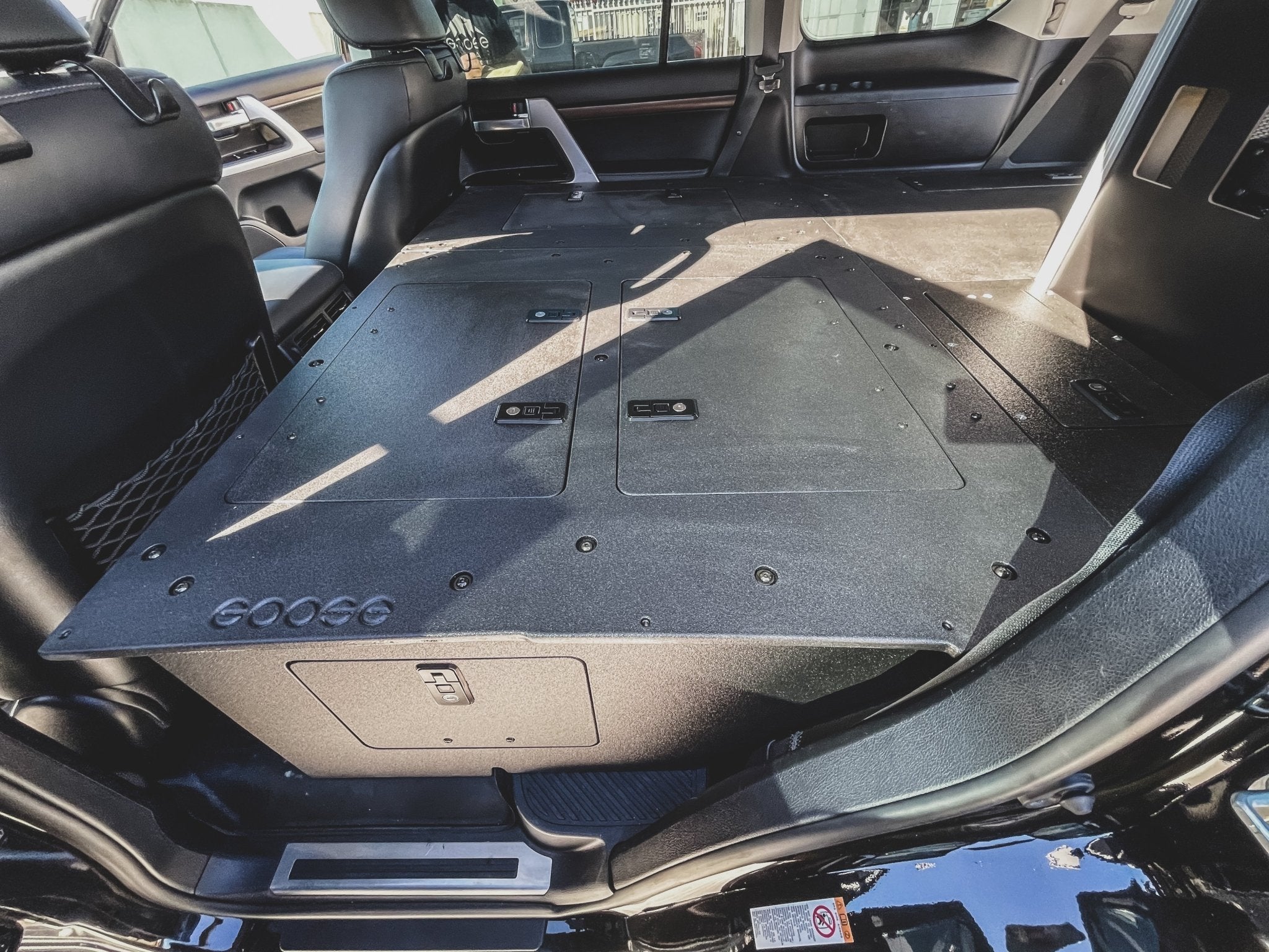 Stealth Sleep and Storage Package for the Toyota Land Cruiser 2008-2021 200 Series Packages Goose Gear- Overland Kitted
