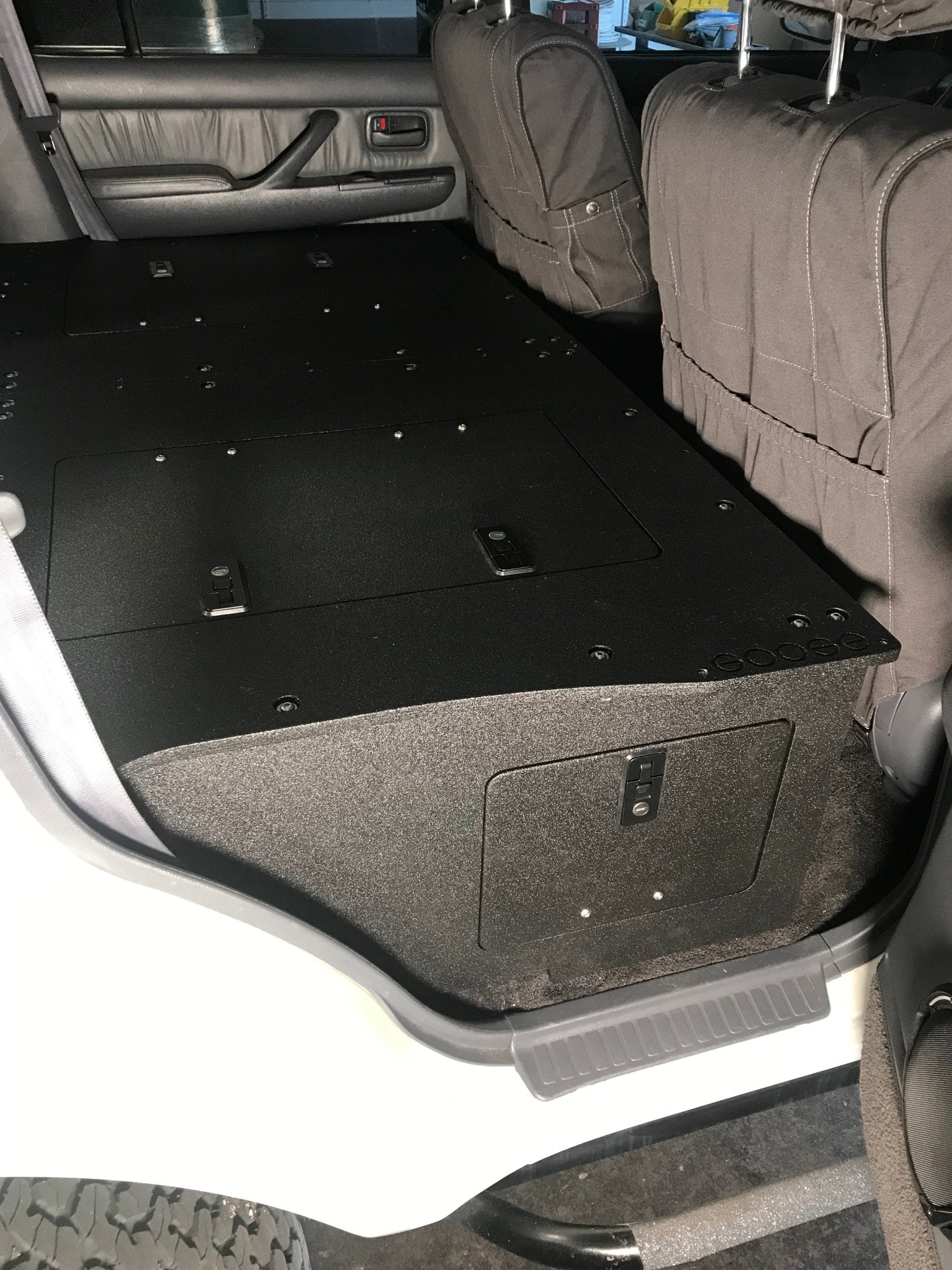 Stealth Sleep and Storage Packaged for Toyota Land Cruiser 1991-1997 80 Series - 43-3/8" W x 8" H x 40" D Drawers Goose Gear- Overland Kitted