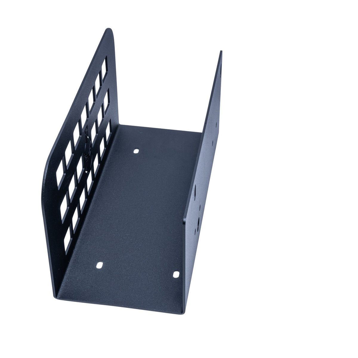 Refuge MOLLE compressor mount close-up of the powder-coated steel finish and mounting slots