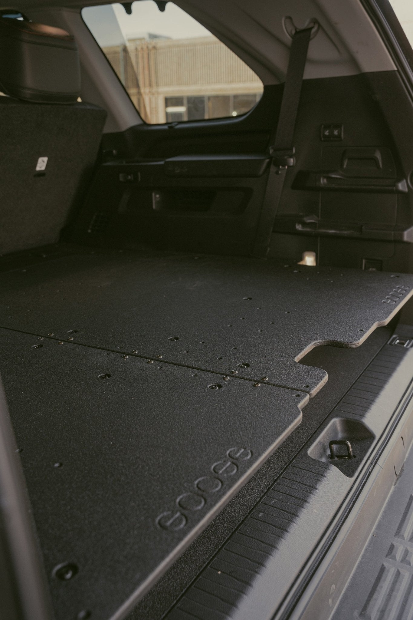 Toyota - Sequoia - 2023-Present - 3rd Gen - Explore Series - Seat Delete Plate System - Third Row - 100% Delete Package Plate Systems Goose Gear- Overland Kitted