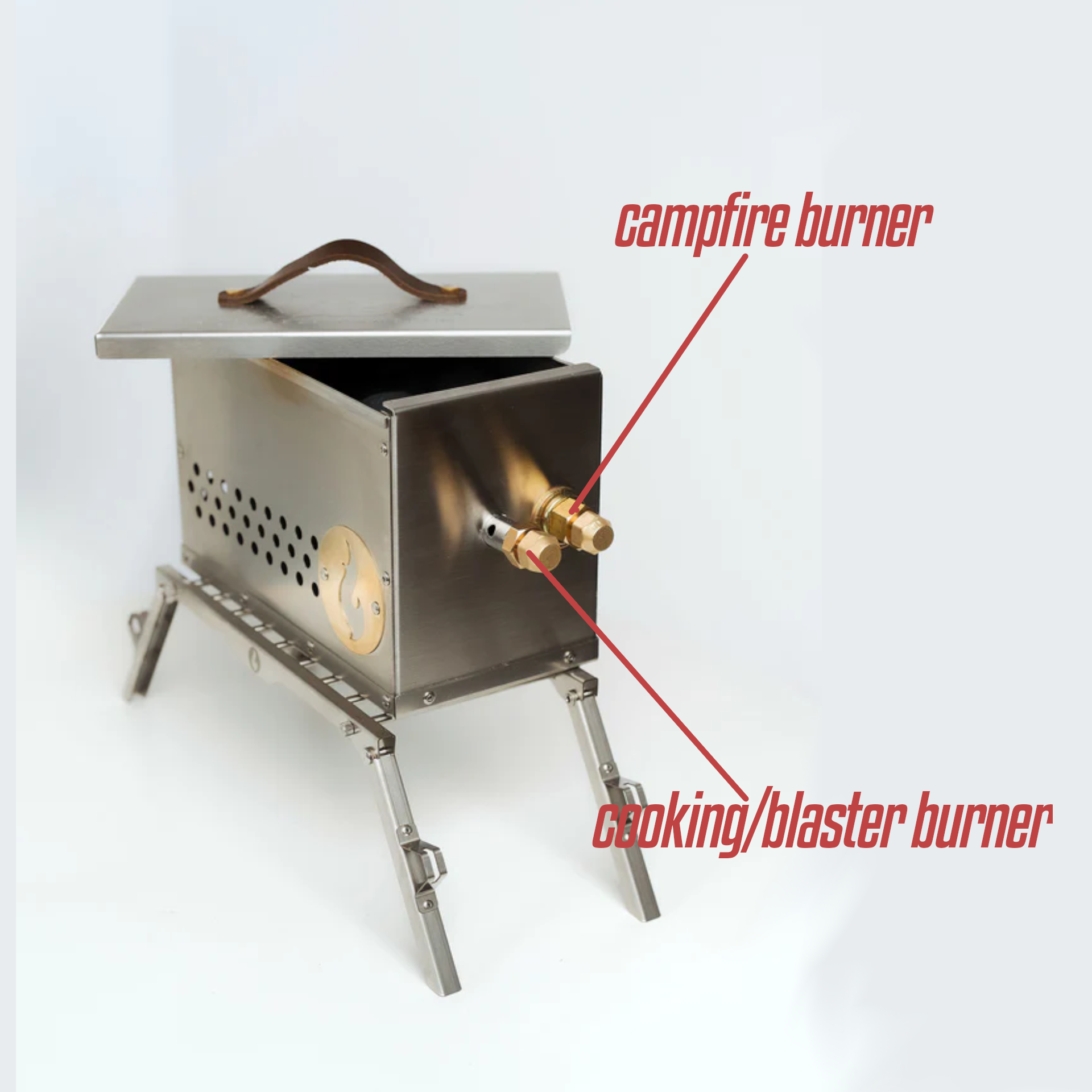 Hekla Combo: Hekla Combo: Extra Rugged LavaBox, Stand/Grill, and Carry Bag