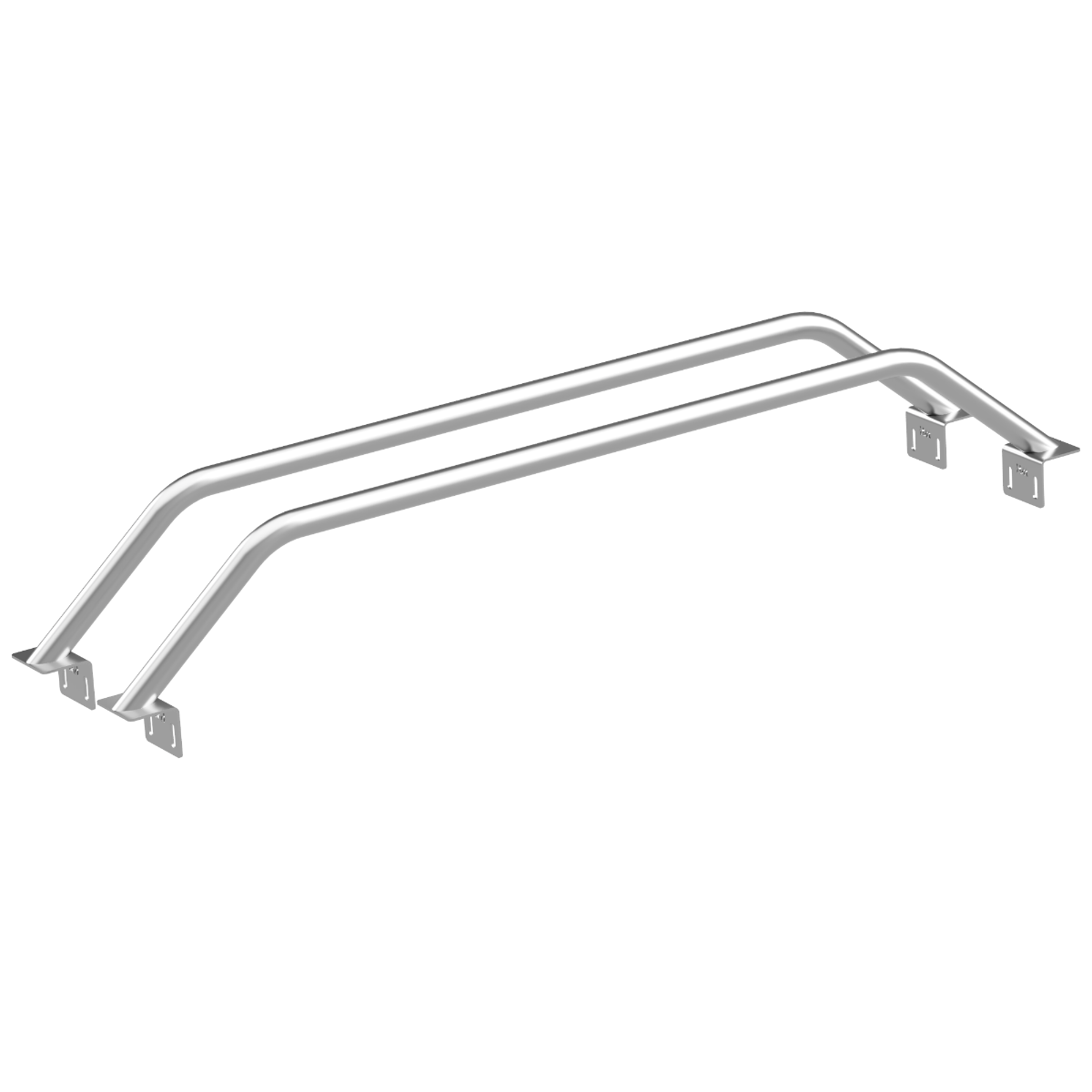 HMOR bed bars for Tundra, render of two-bar set at low 9 in height