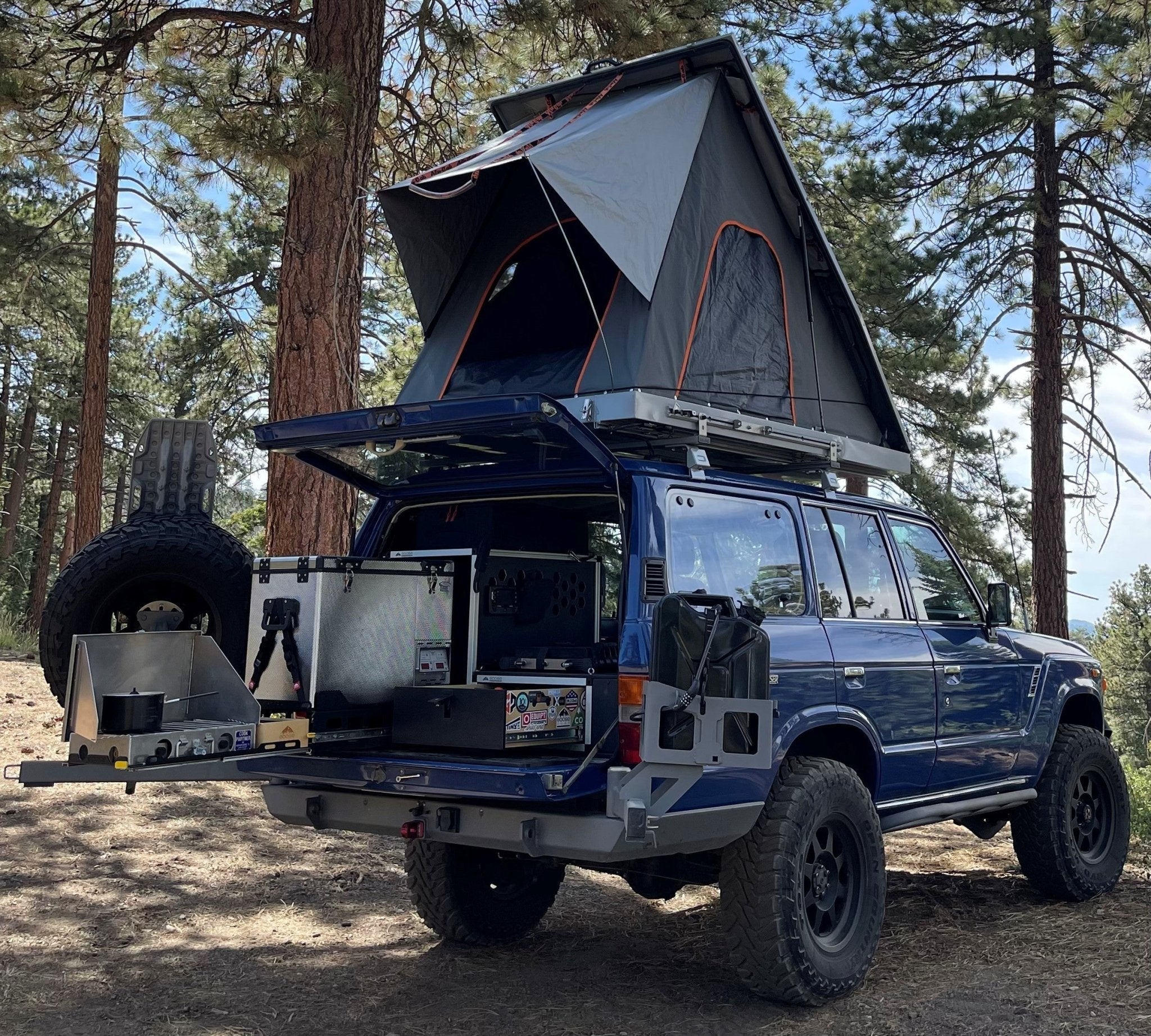 Ultimate Chef and Sleeping Package for Toyota Land Cruiser 1980-1990 60 Series Packages Goose Gear- Overland Kitted