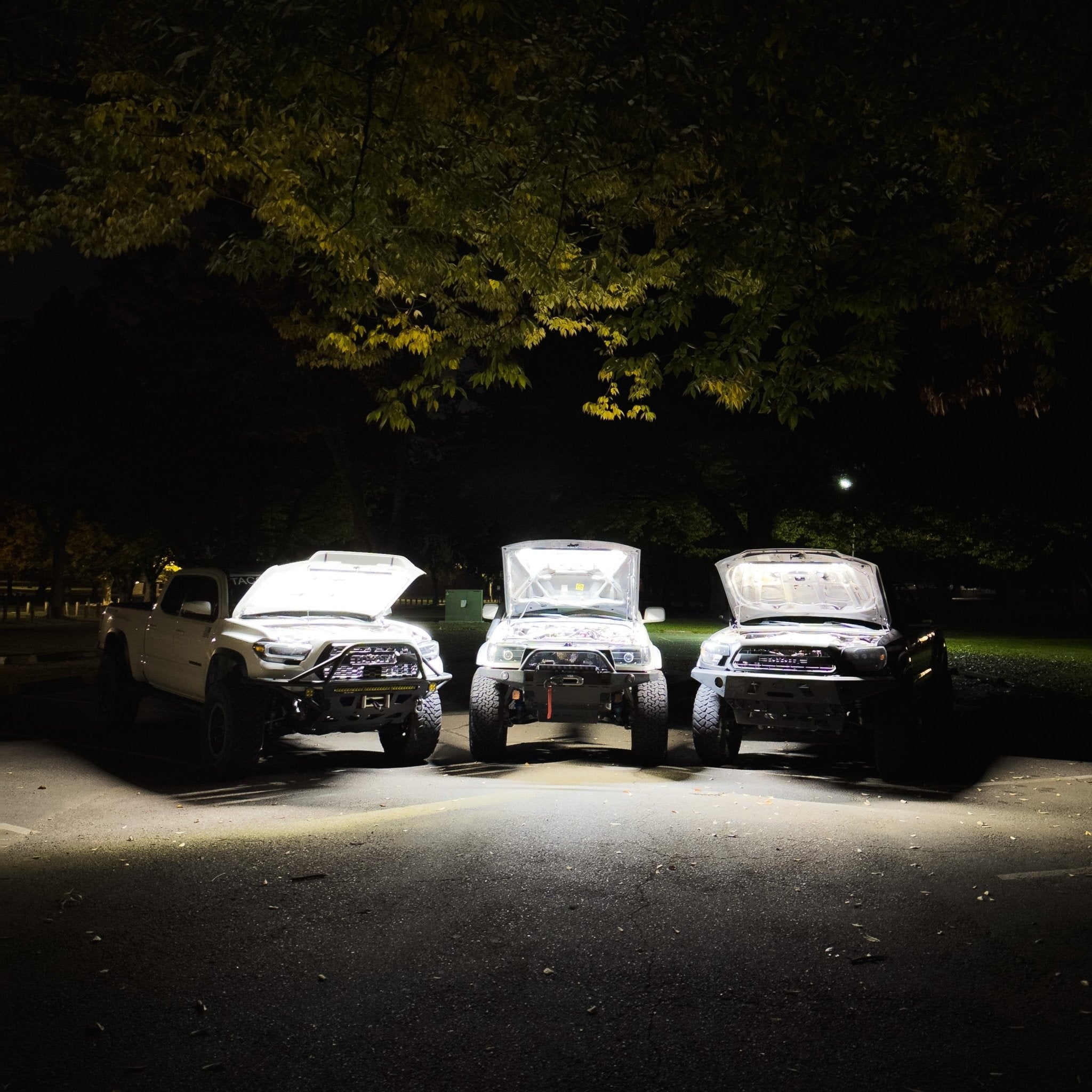 Under Hood LED Light Kit for ALL MAKES and Toyotas (4Runners, Tacomas, Sequoias, Tundras, LC, FJ, GX)