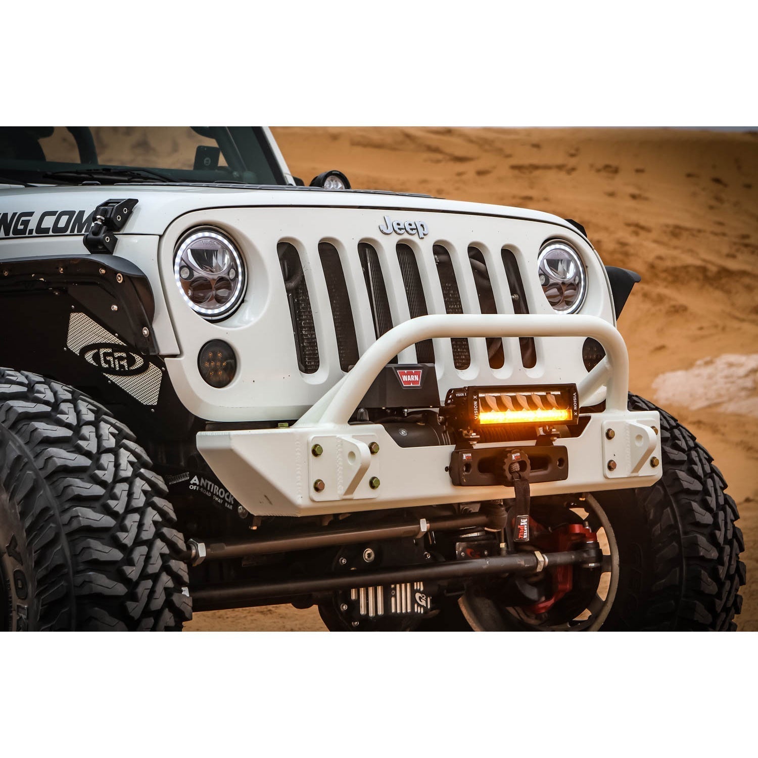 20" Shocker Dual Action LED Light Bar | White Elliptical
