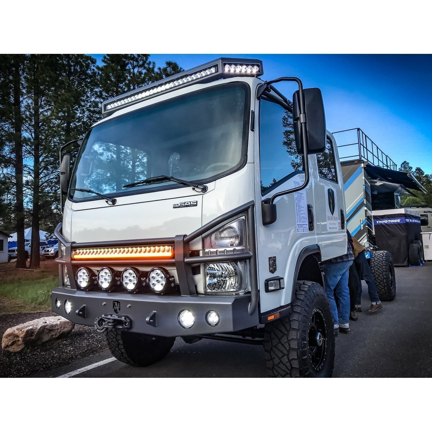 20" Shocker Dual Action LED Light Bar | Race Amber Elliptical