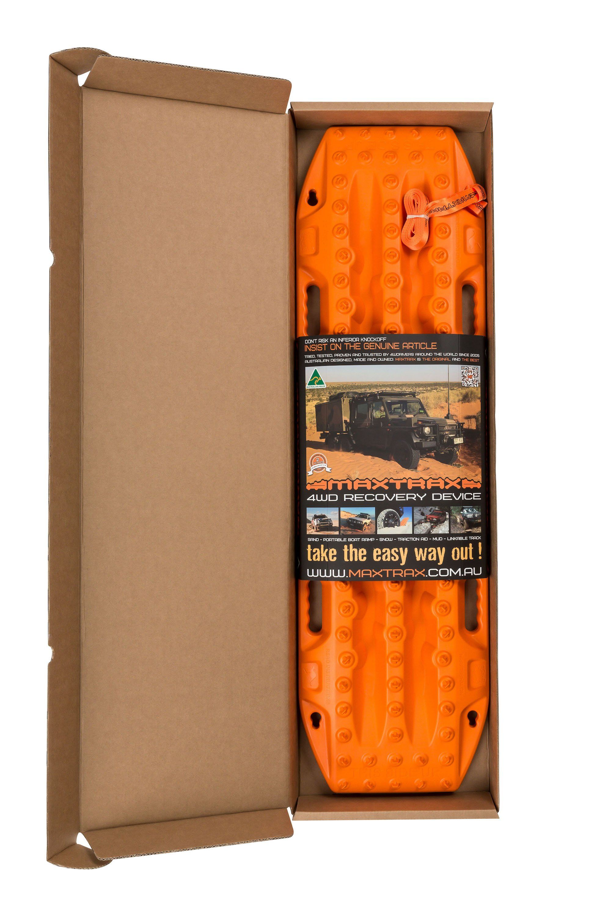 MAXTRAX MKII Signature Orange Recovery Boards Recovery Gear MAXTRAX- Overland Kitted
