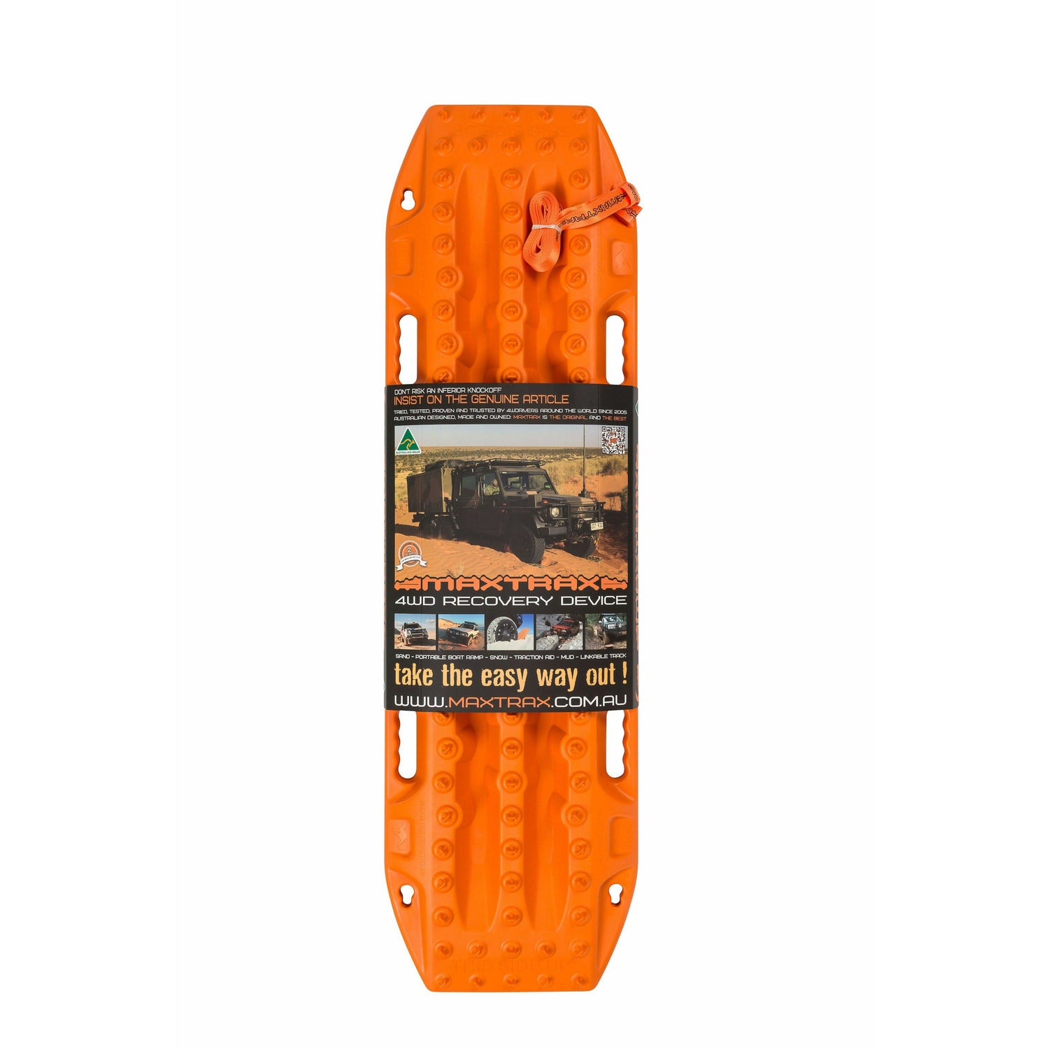 MAXTRAX MKII Signature Orange Recovery Boards Recovery Gear MAXTRAX- Overland Kitted