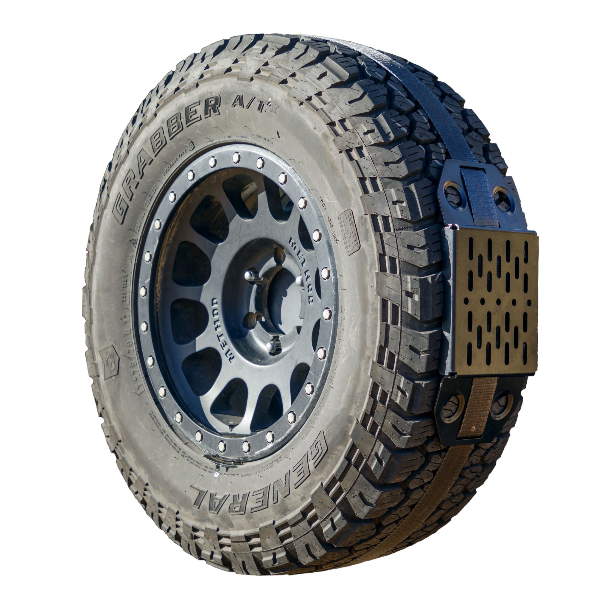 Overland Kitted Spare Tire Accessory Bracket Mounting Gear Overland Kitted- Overland Kitted