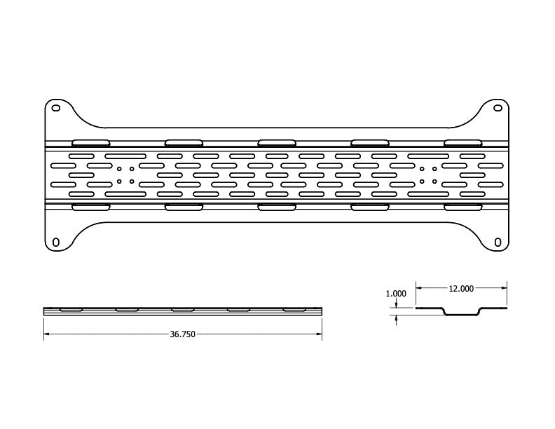 Overland Kitted Universal Mounting Plate for MAXTRAX® MKII and XTREME Mounting Gear Overland Kitted- Overland Kitted