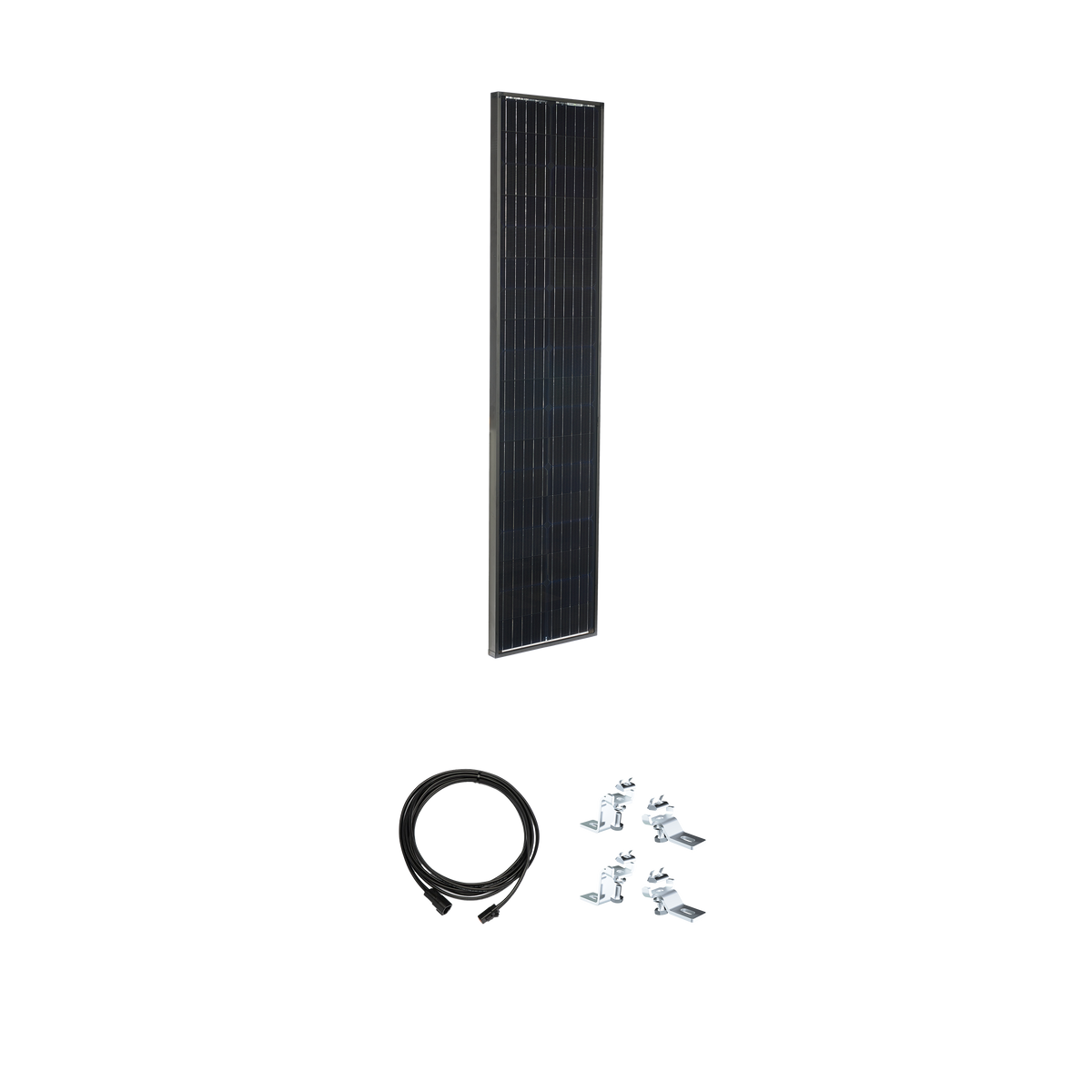 Legacy Black 95 Watt Solar Panel Expansion Kit  Roof Panel Kit Zamp Solar- Overland Kitted