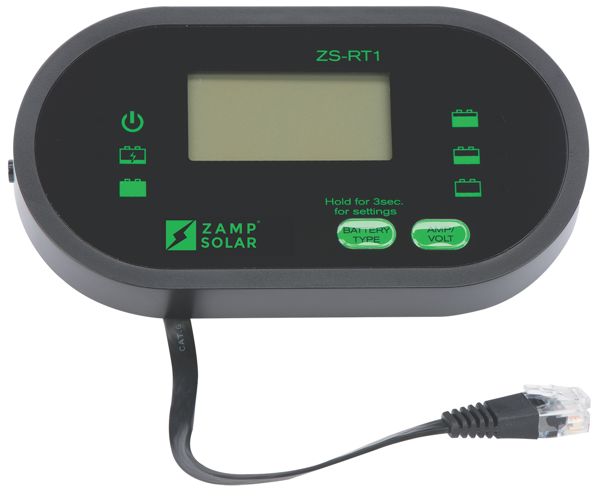 Remote Digital Display (RT1)  Charge Controller Zamp Solar- Overland Kitted