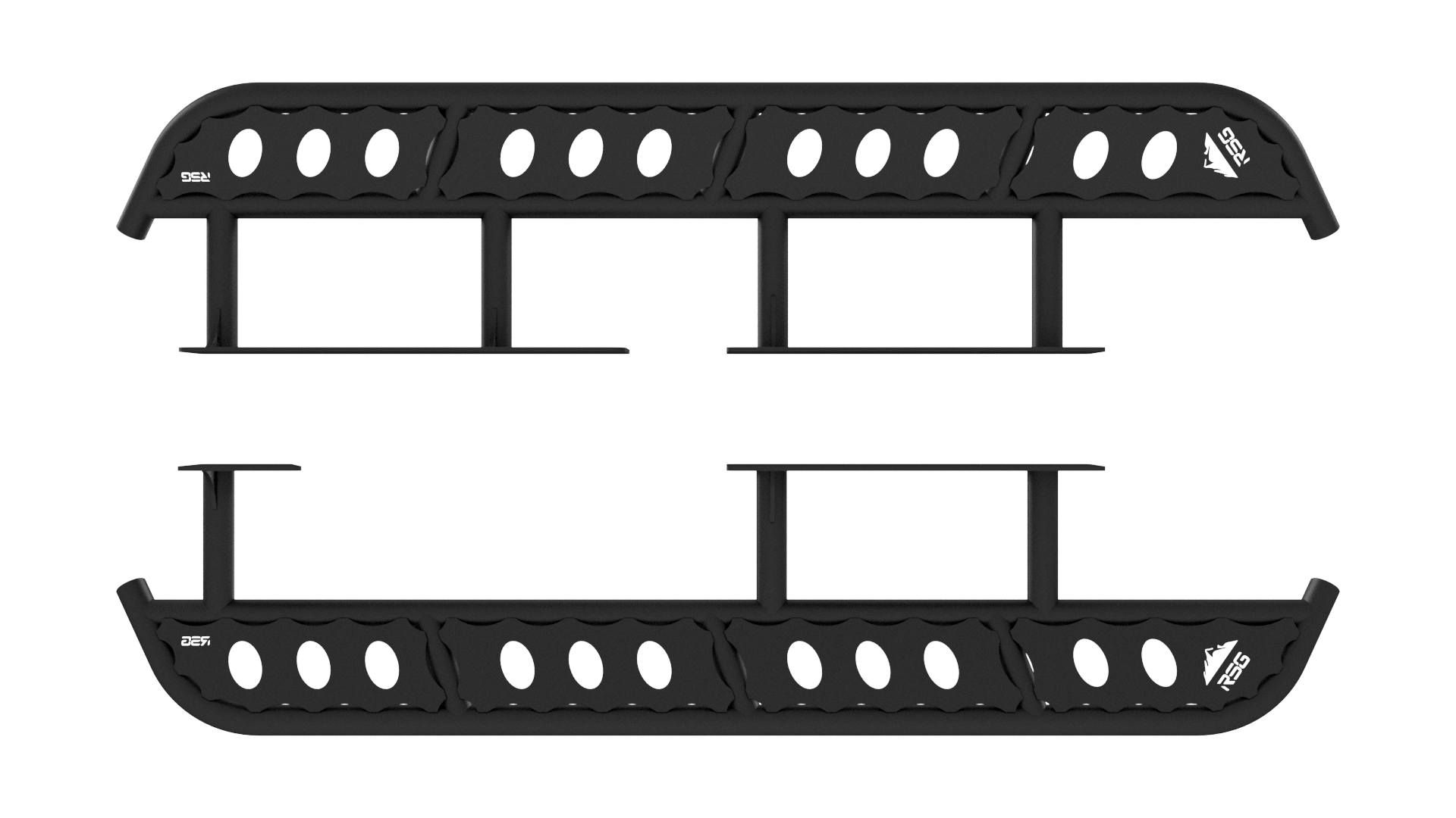 2010-2023 Lexus GX460 Angled Sliders With Top Plate **No Kick Out**