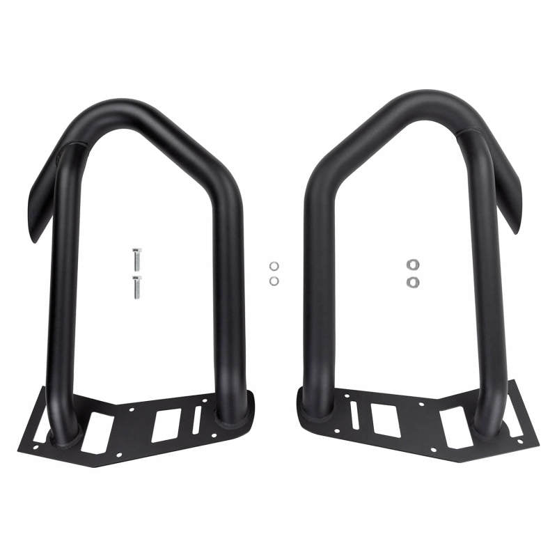 ARB Sahara Bar outer top tubes textured black for RAM 2500/3500 HD — mounting detail, image 4