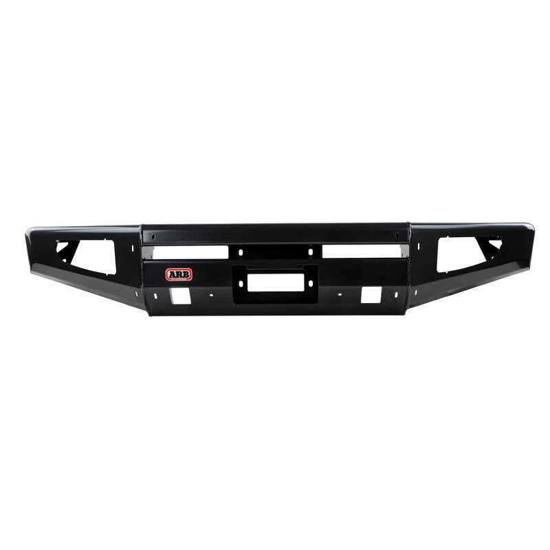 ARB Sahara Deluxe bull bar — Tundra winch and fairlead provision detail