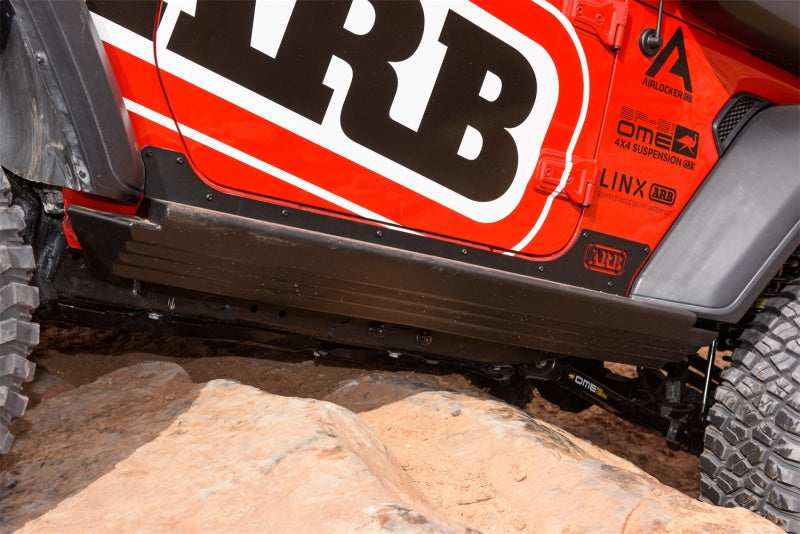 ARB rock sliders for Jeep Wrangler JL 2-door, side profile