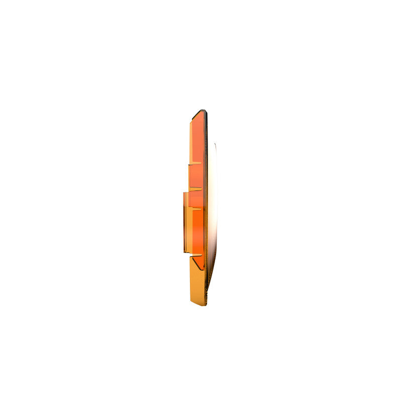 KC HiLiTES SlimLite 8in. LED Driving Light Shield - Amber (Shield Only), connection detail