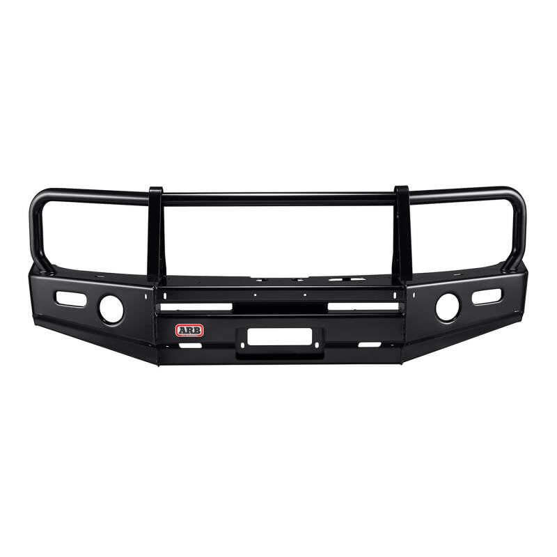 ARB Deluxe winch bull bar fitted to a 2005-2009 Land Rover LR3 — front three-quarter view