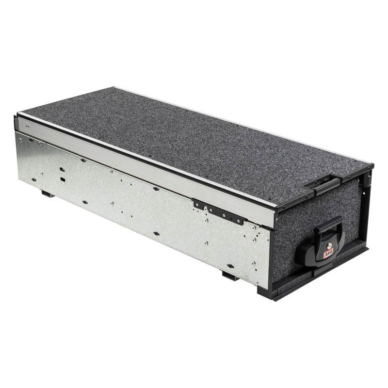 ARB RDRF1355 — roller floor slide extended above drawer