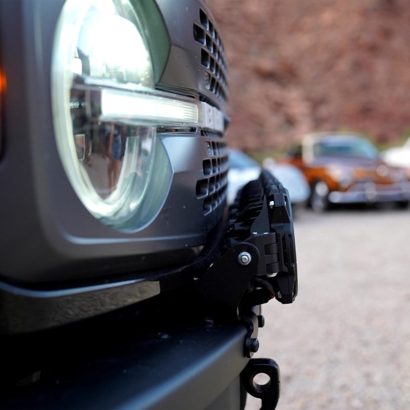 KC HiLiTES Gravity LED Pro6 39in Light Bar Front Bumper Kit, Ford Bronco 2021-2024