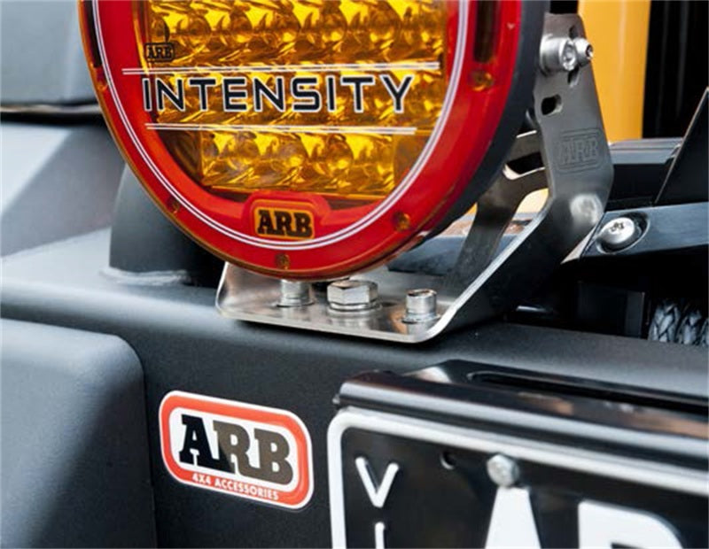ARB Wrangler JK textured bull bar — fitment line drawing