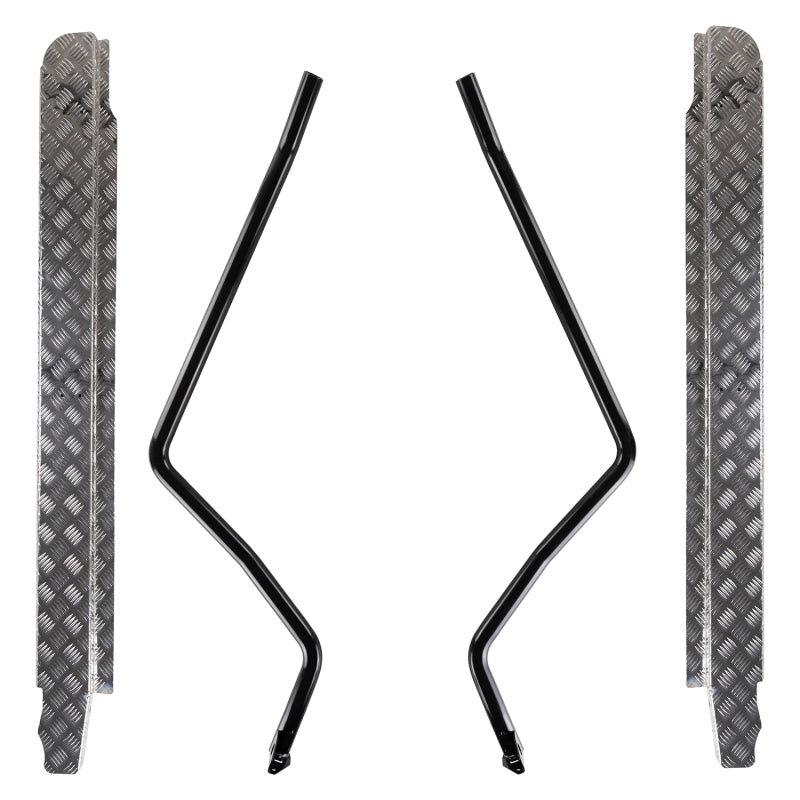 ARB Deluxe side rail and step 47.6mm — profile view
