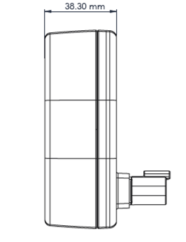 1010 1450 eLumen, 12-48V, W-Sym, Flush Mount