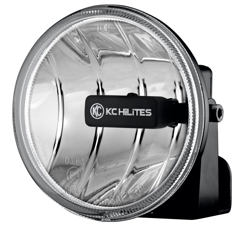 KC HiLiTES Gravity G4 4in LED Fog Light 10W SAE/ECE Clear Beam (Single), detail view