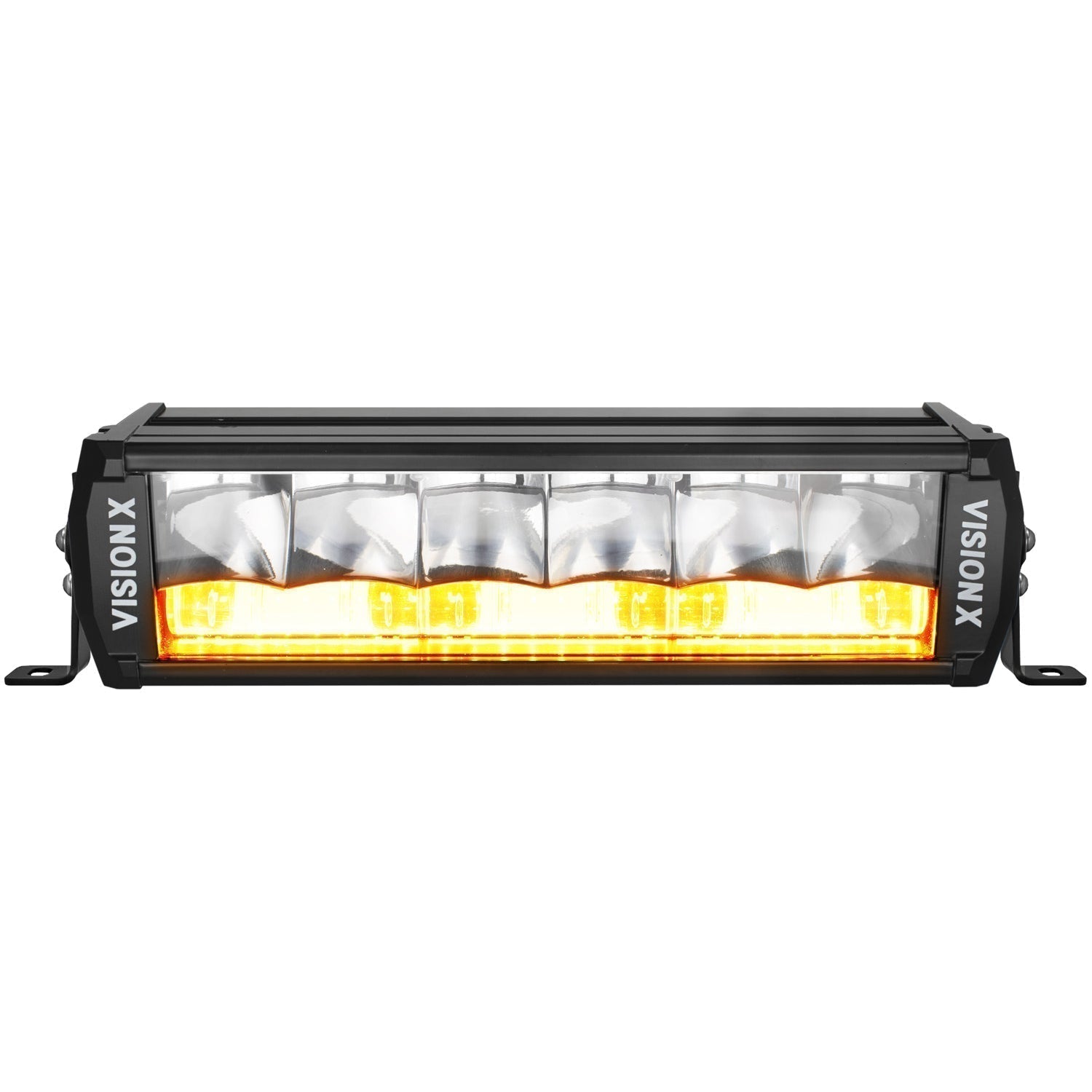 12" Shocker Dual Action LED Light Bar | Race Amber Elliptical