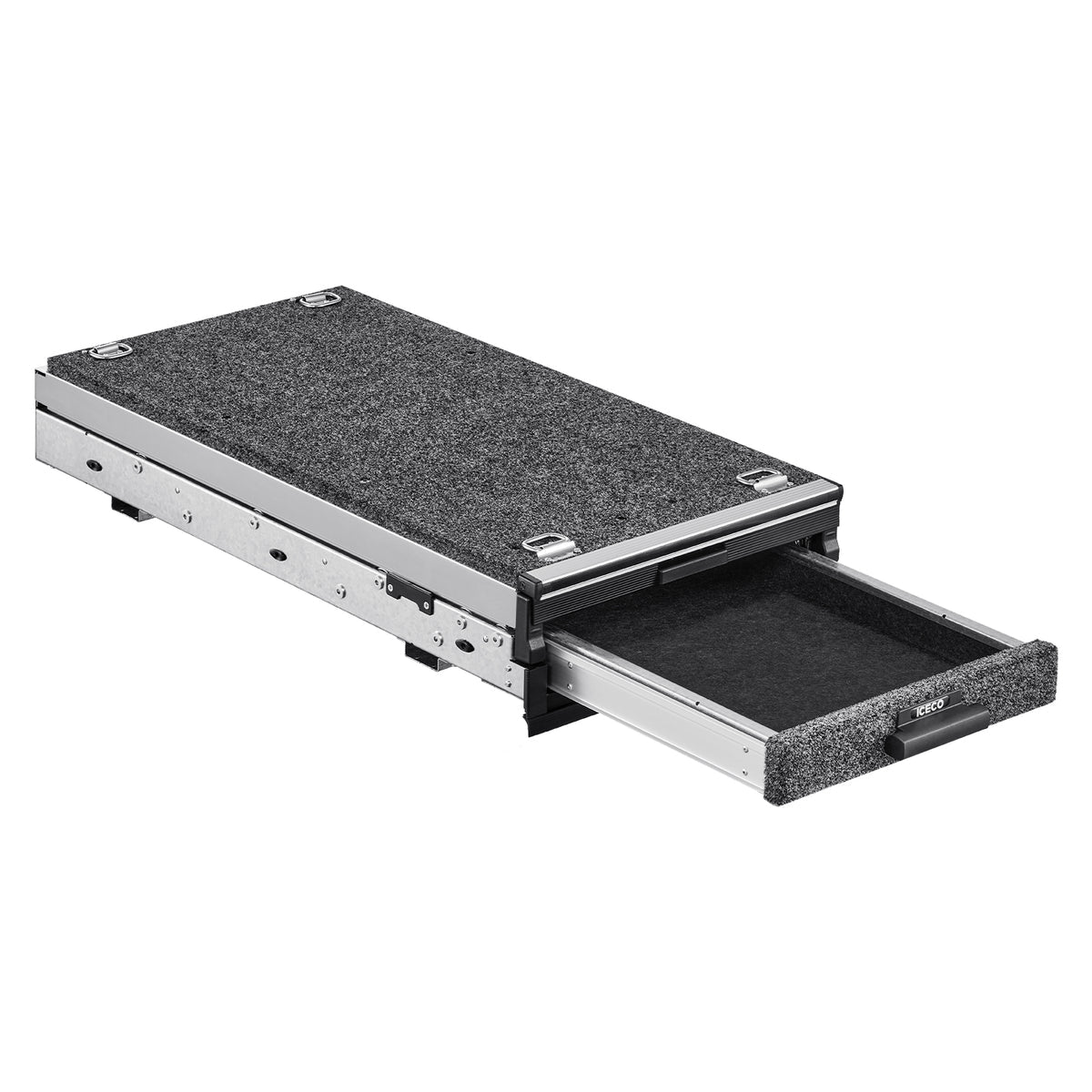 DS15 Drawer System Roller Drawer with Roller Floor | ICECO Accessories ICECO- Overland Kitted