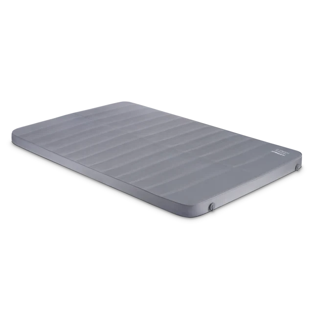 Dometic 10-inch High Self-Inflating Double Mattress, studio product shot showing the quilted top and inflation valve