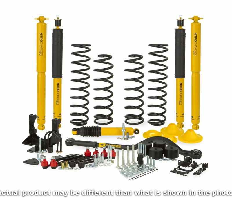 ARB Old Man Emu BP-51 4-inch premium lift kit for Jeep Wrangler JK, kit layout