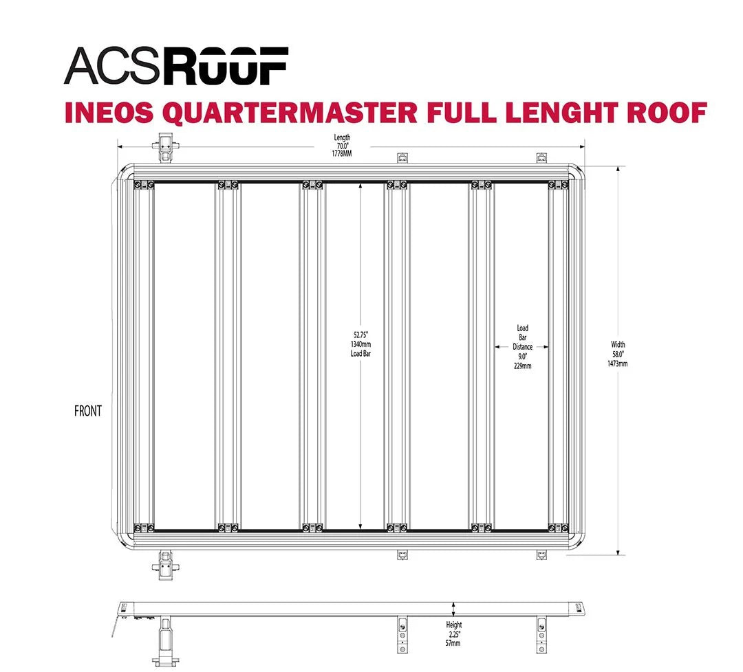 Ineos Quartermaster Leitner Designs Roof Rack details 