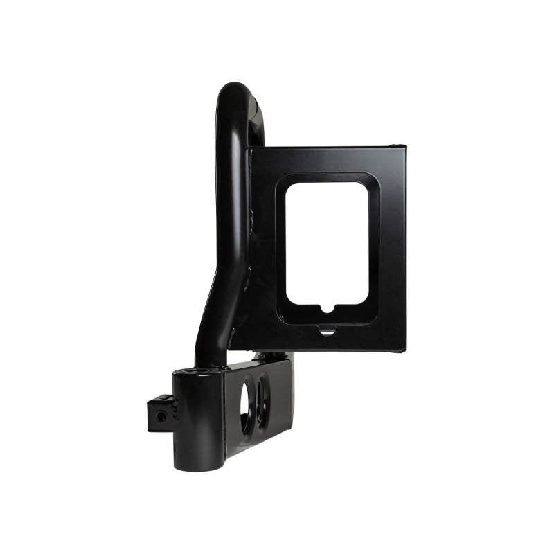 ARB Land Cruiser left jerry can holder with can fitted