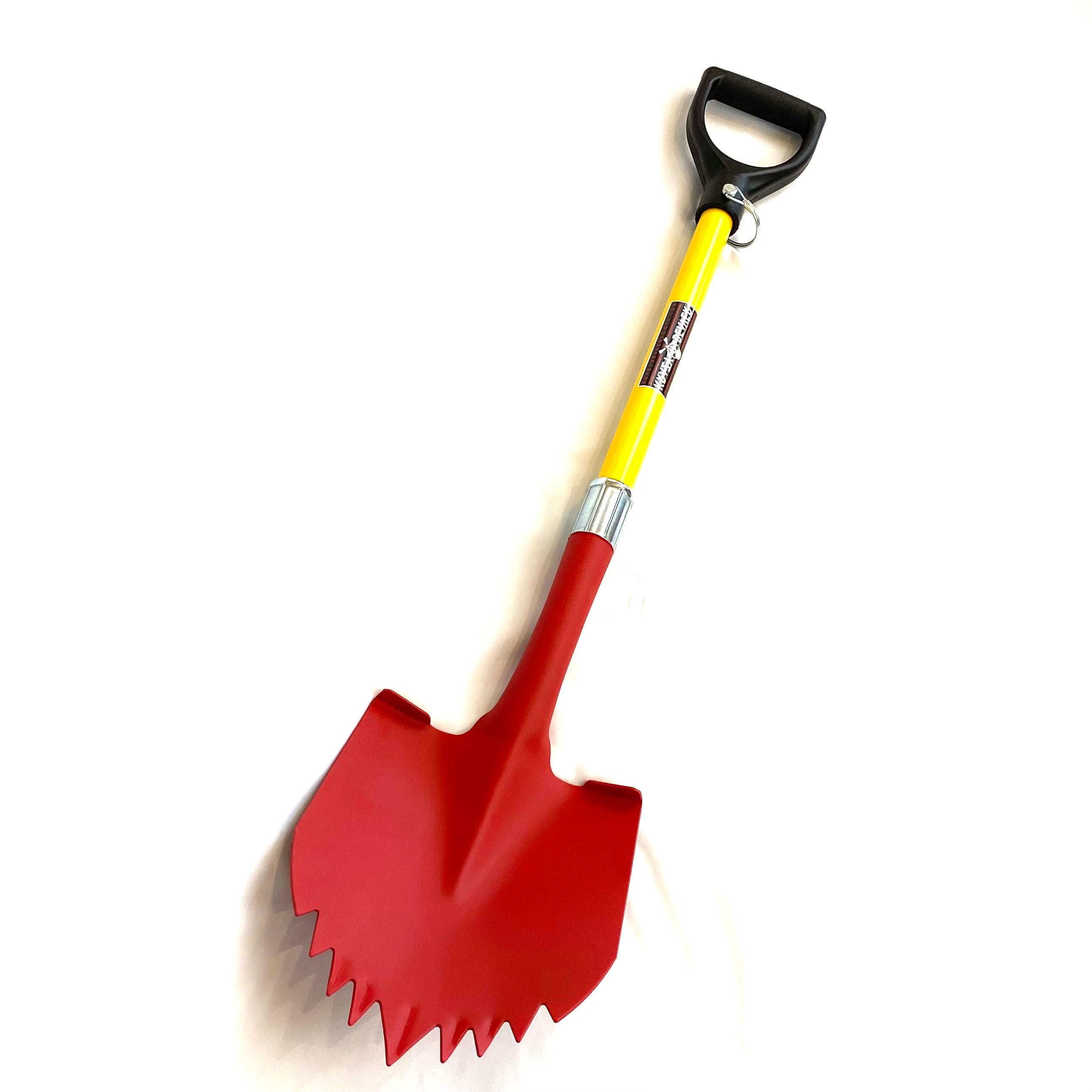 Krazy Beaver Shovel (Textured Red Head / Yellow Handle 45637)  Recovery Gear, Camping gear, Shovel, Camping Krazy Beaver Tools- Overland Kitted