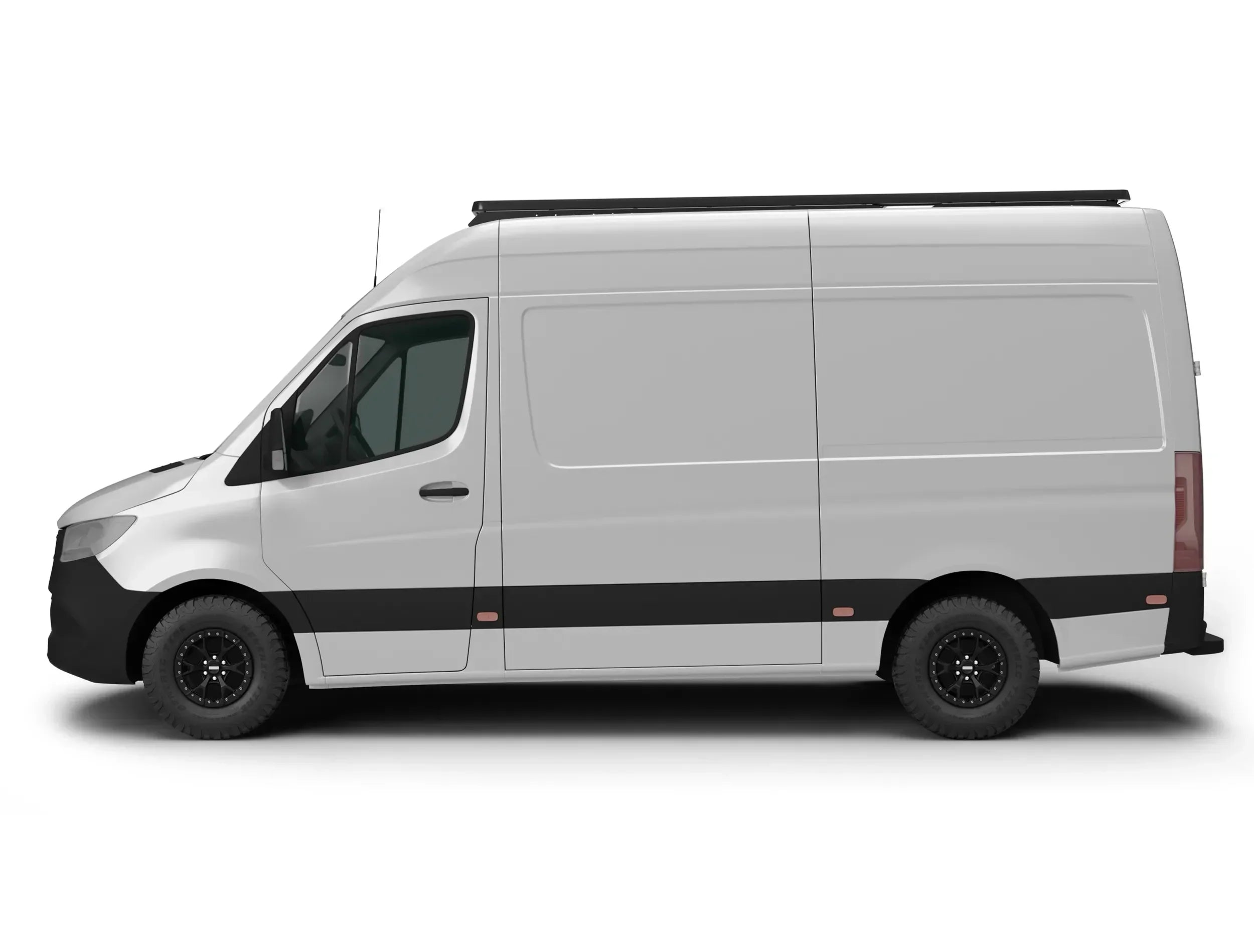 Leitner ACS ROOF platform rack on Mercedes Sprinter 144